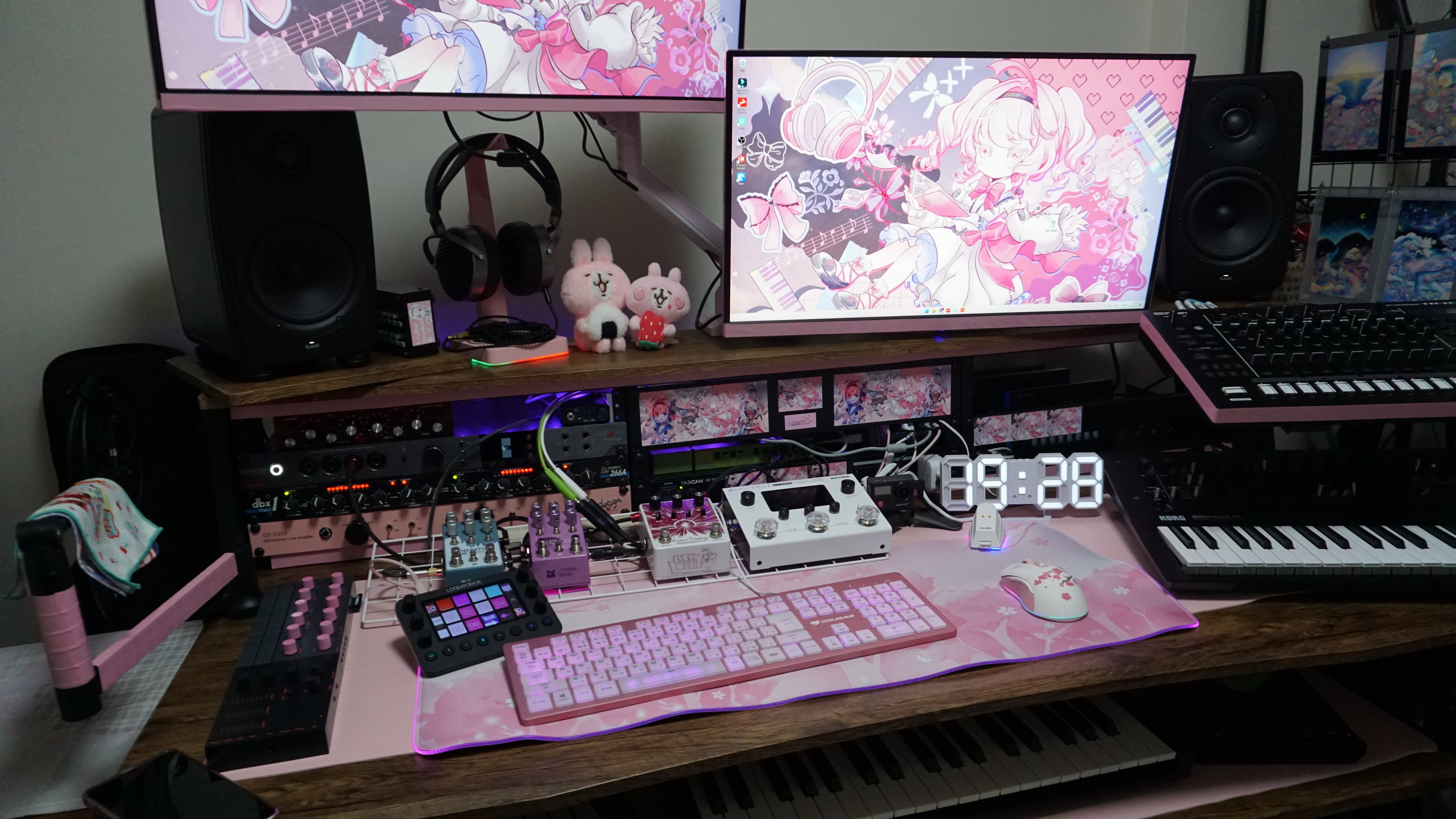 DTMデスクを買ってみたよ！【最強の姫デスクをつくる
