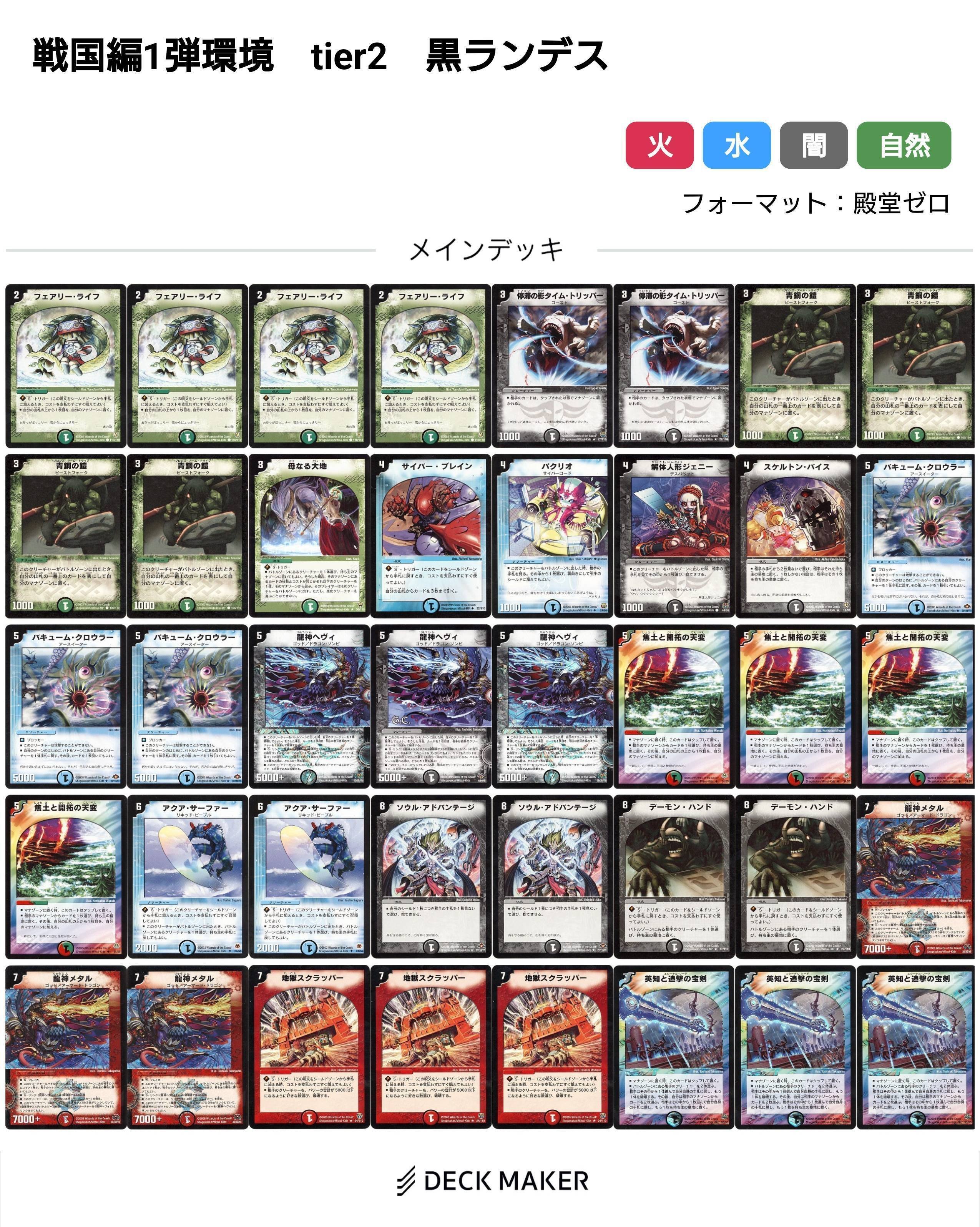 戦国編環境デッキまとめ【デュエマ歴代環境⑦】｜れもん