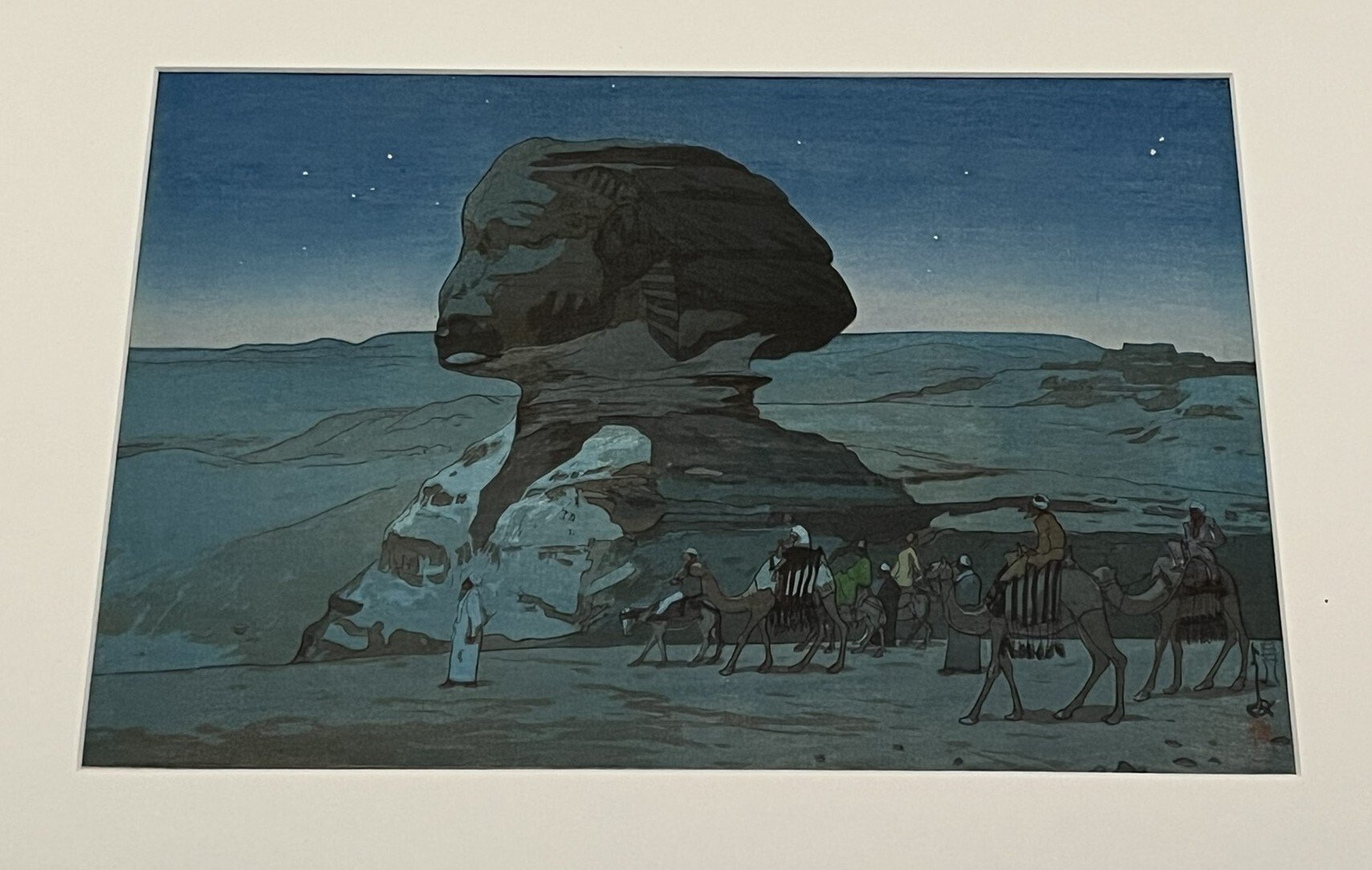 Hiroshi Yoshida, 吉田博Hiroshi Yoshida京都之夜Night in Kyoto木版画