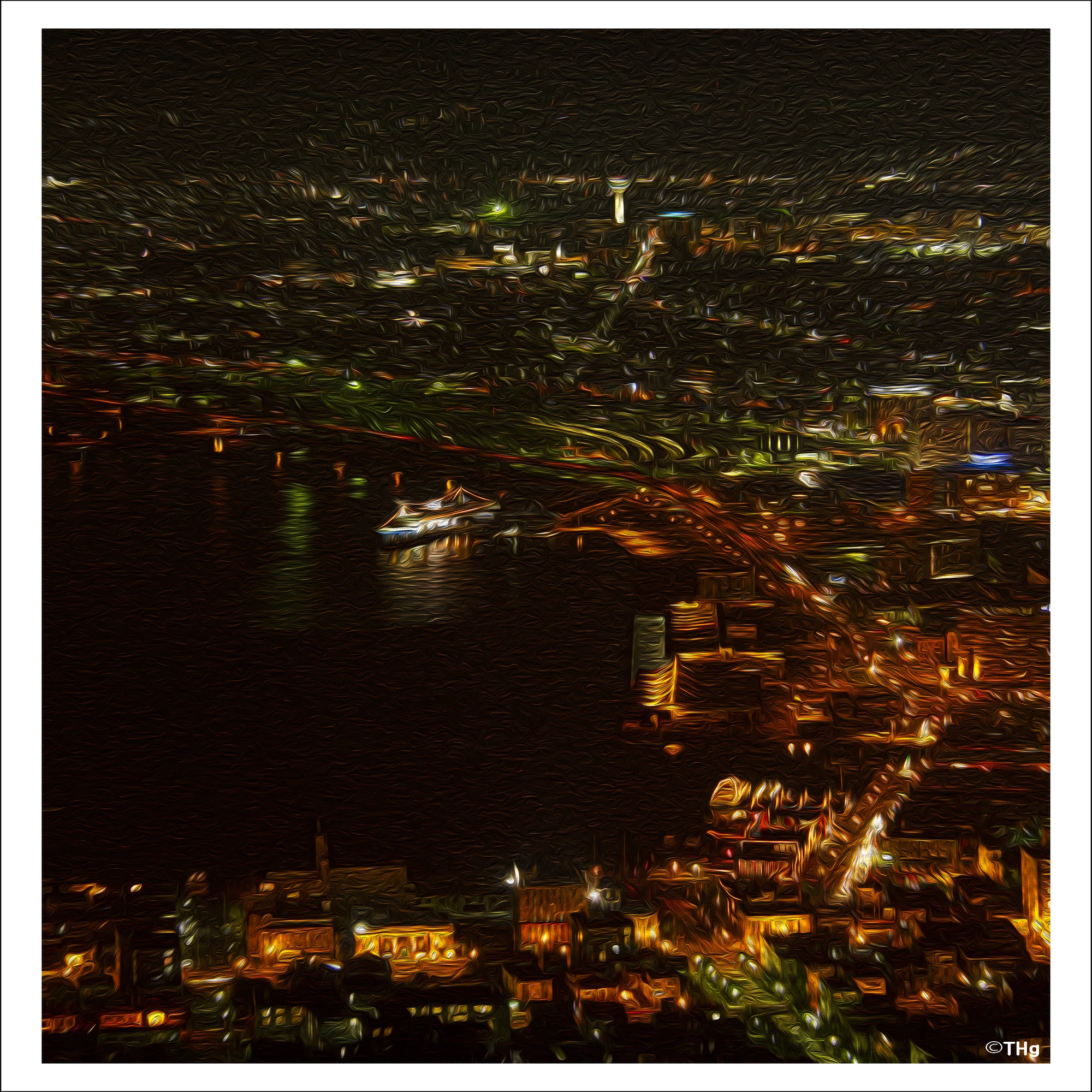夜景のある風景（函館港）｜taka