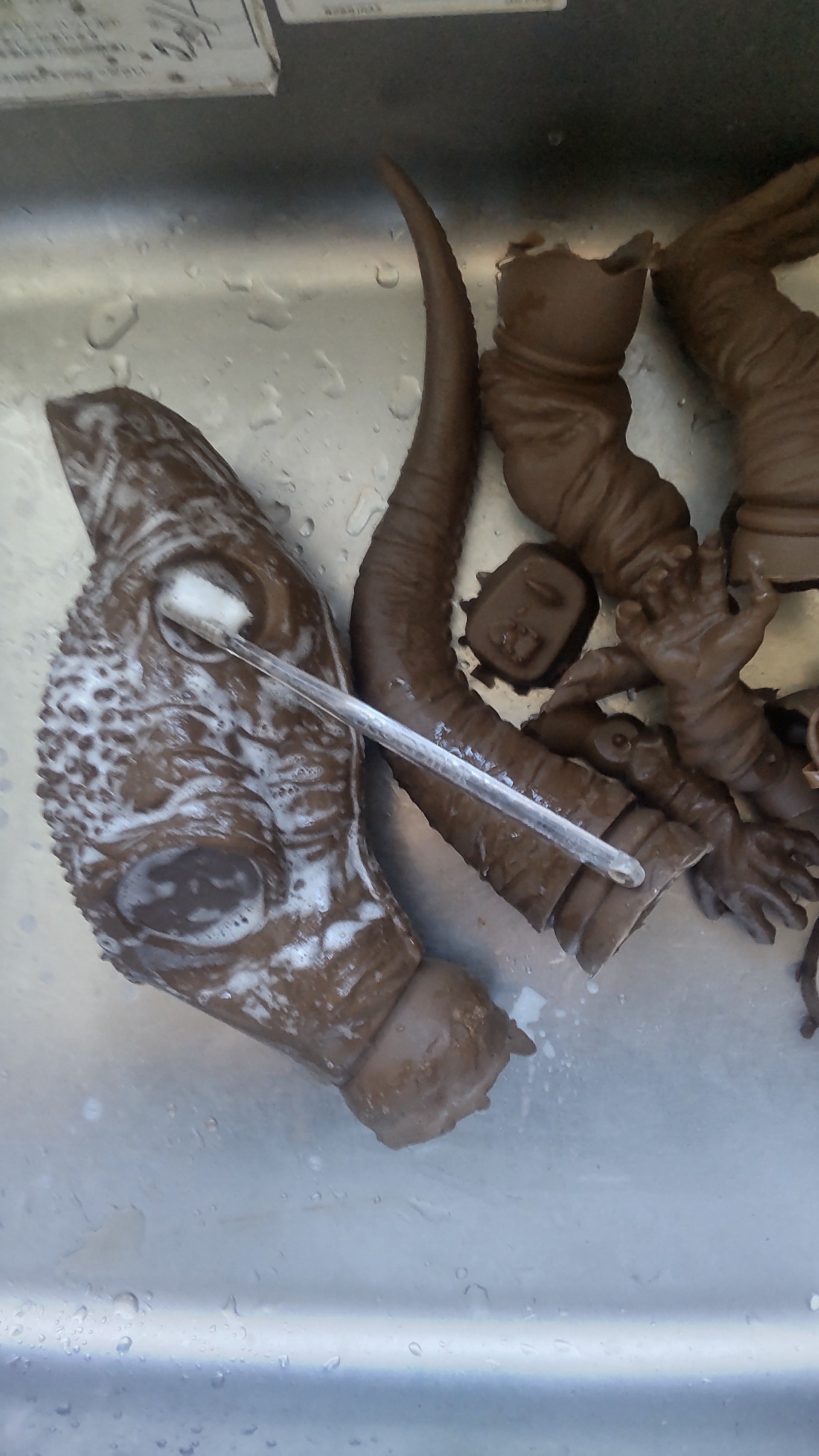 ビリケン ゴモラ 塗装完成品 改造 30cm 古代怪獣ゴモラ ビリケン商会