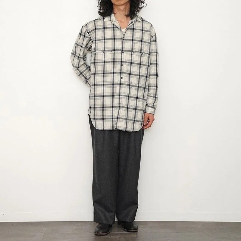 3シーズン使えるフレンチシャツ。【OUTIL ウティ】CHEMISIER