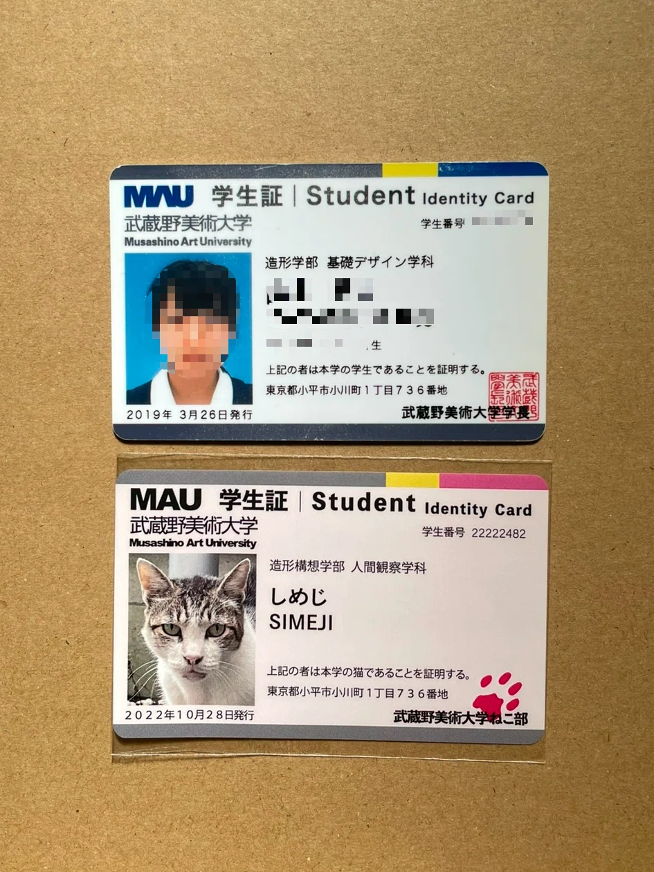 猫の学生証にて｜りせ（こ）