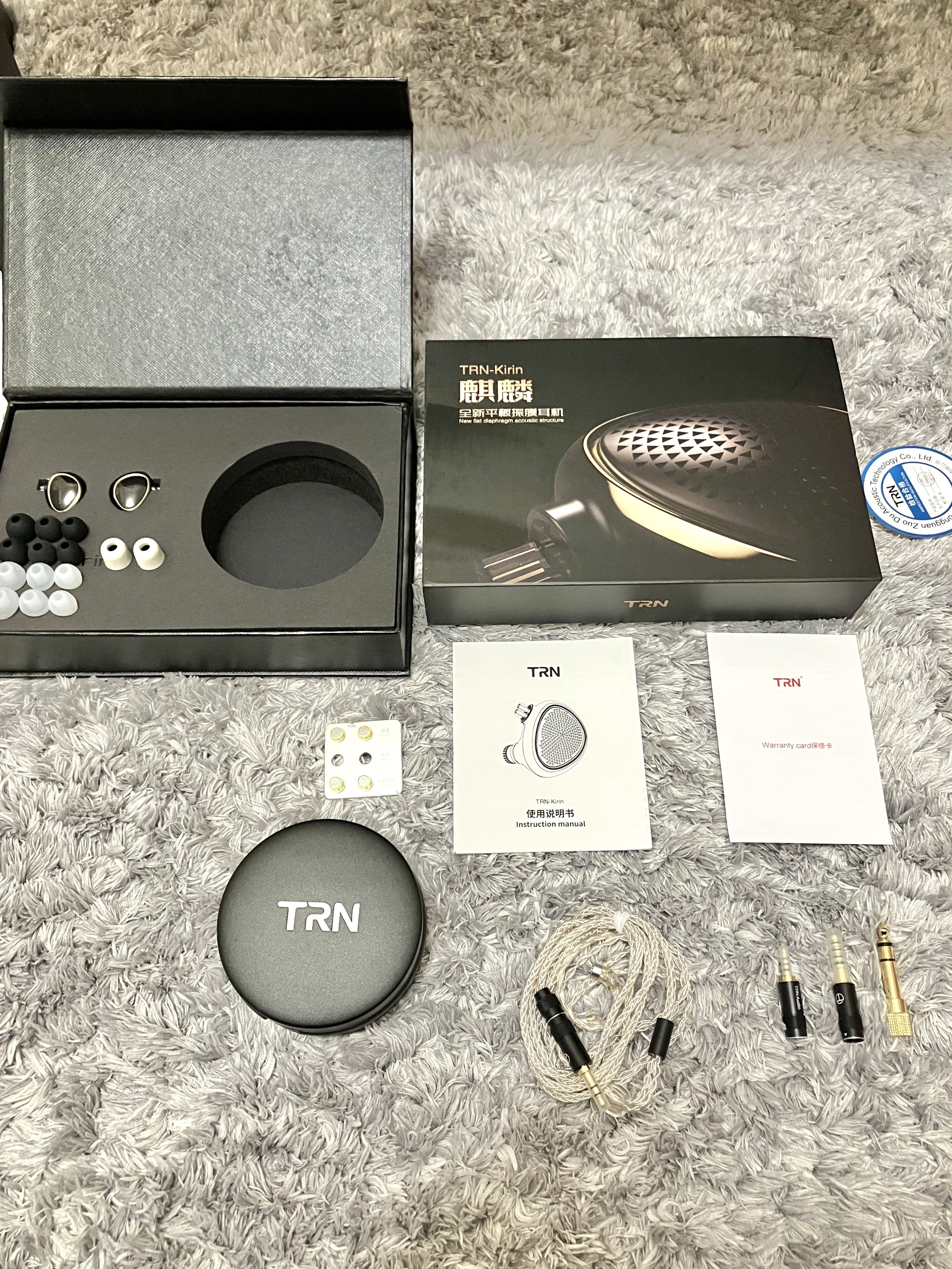 イヤホン TRN Kirin 14.5mm平面磁気ドライバーインイヤーモニター クラスの音響内部構造IEMイヤホン (Without Mic)