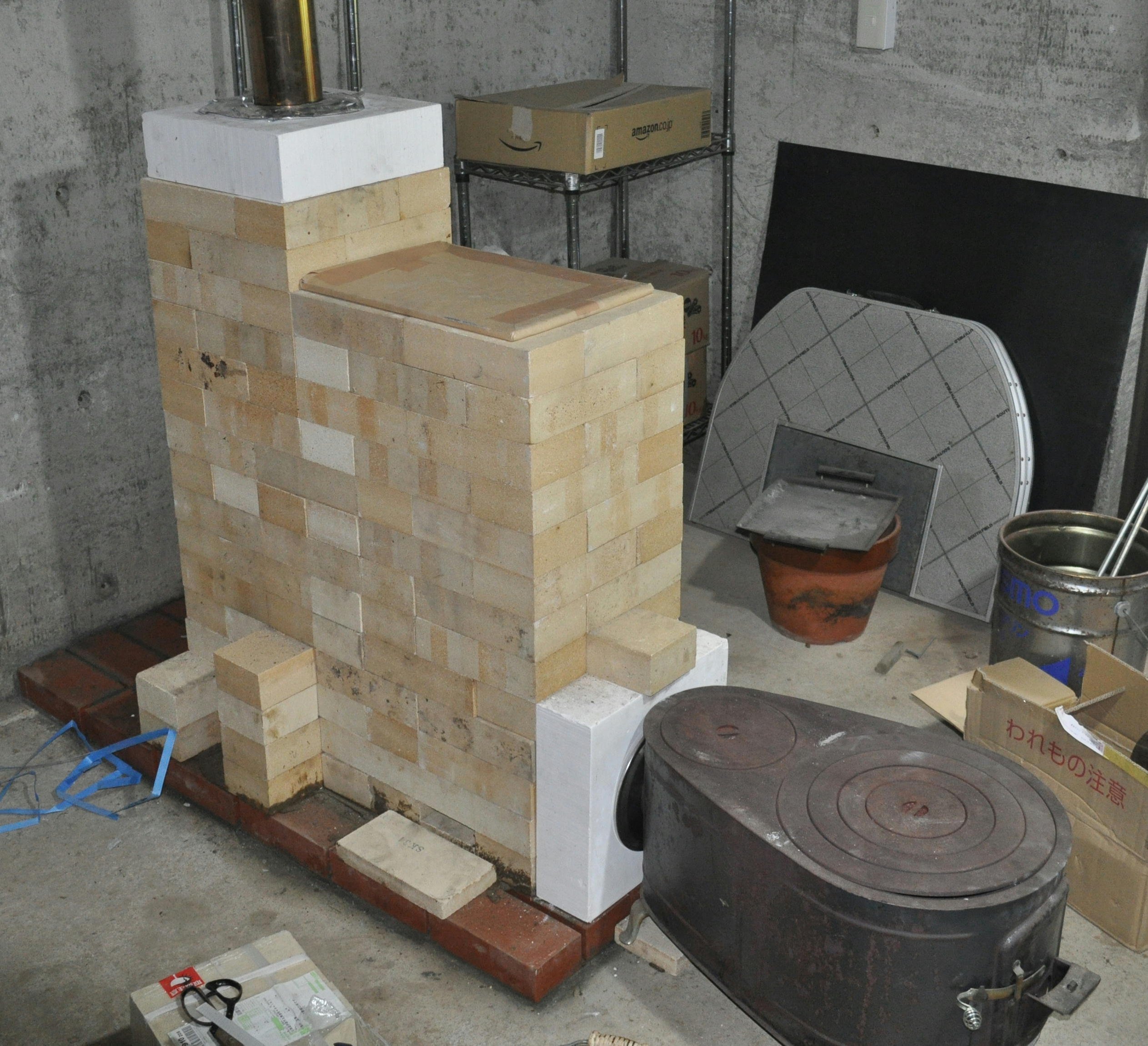 隠者の竈（かまど） 地下室のロケットペチカ（1号機製作編