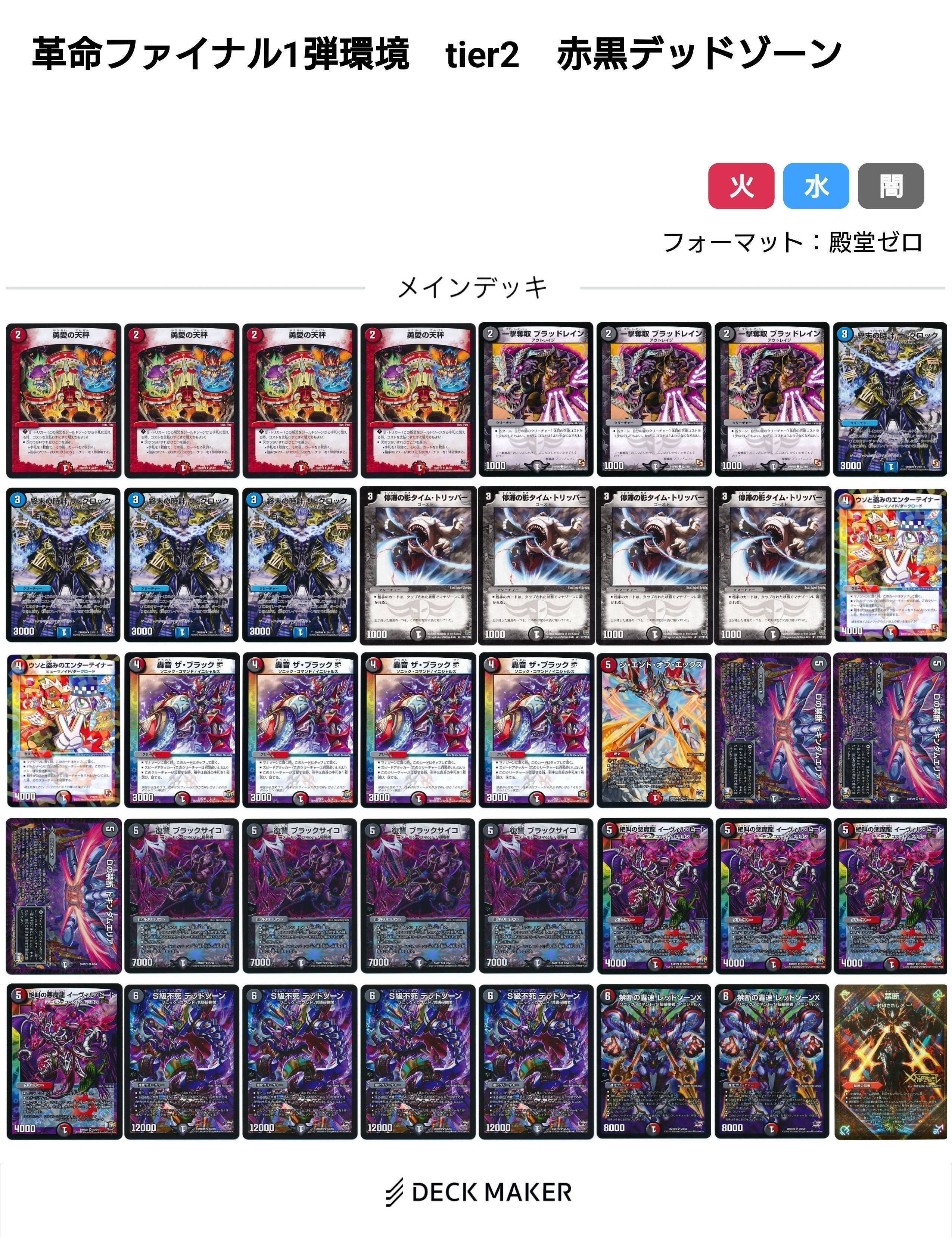 革命ファイナル環境デッキまとめ【デュエマ歴代環境⑮】｜れもん