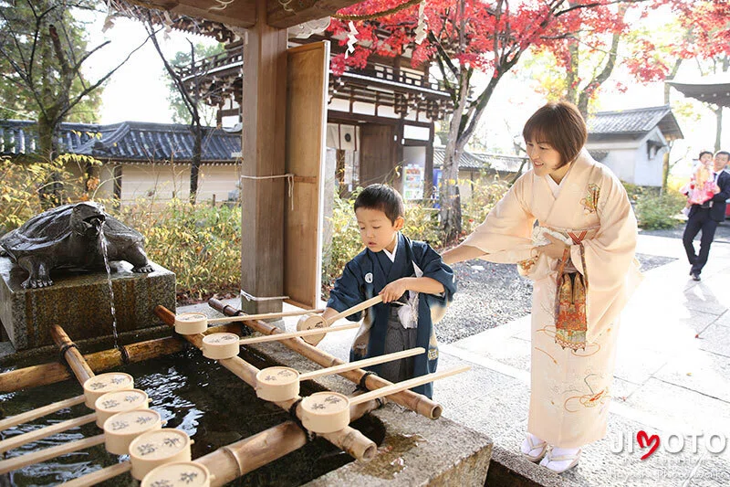 松尾大社で七五三の出張撮影