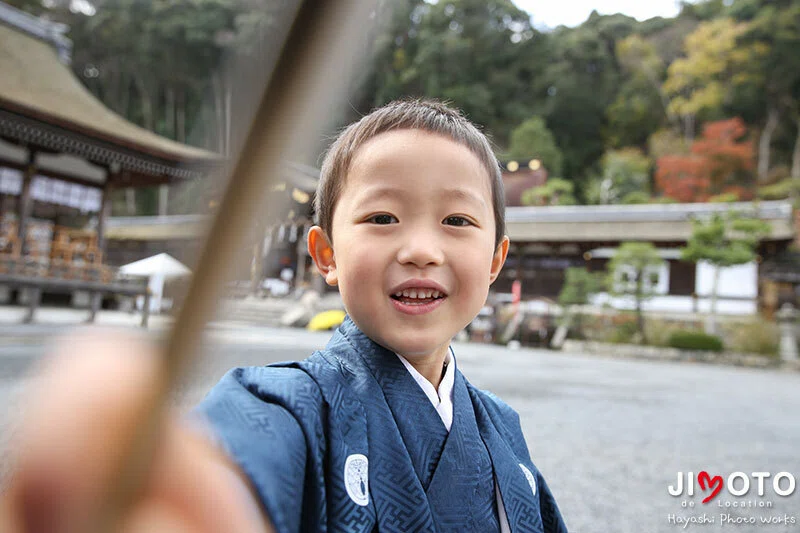 松尾大社で七五三の出張撮影