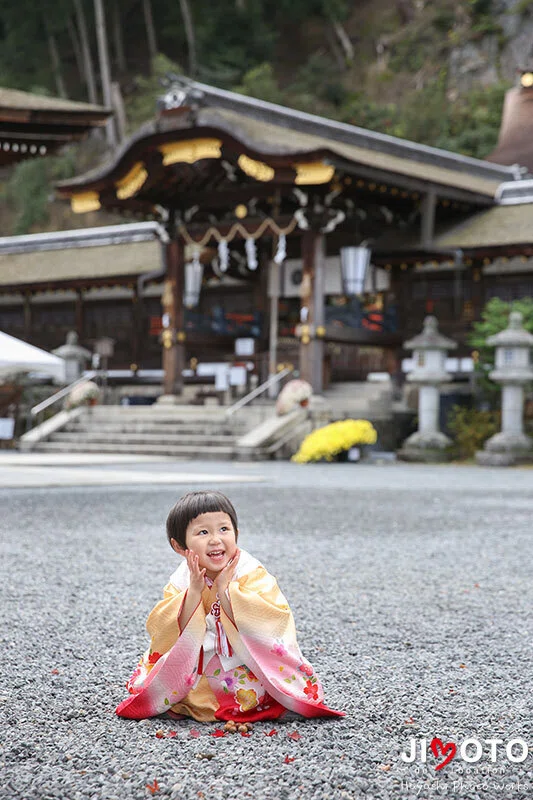 松尾大社で七五三の出張撮影