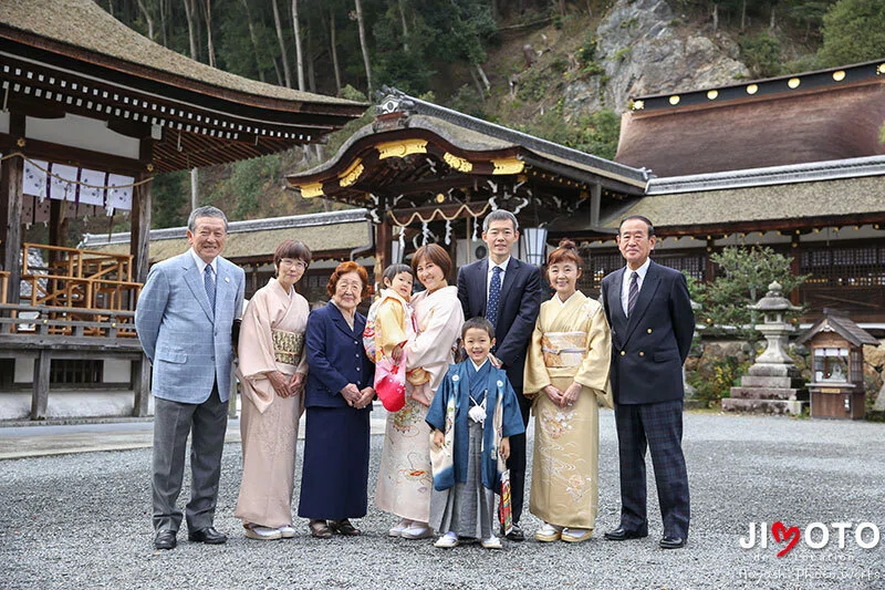 松尾大社で七五三の出張撮影