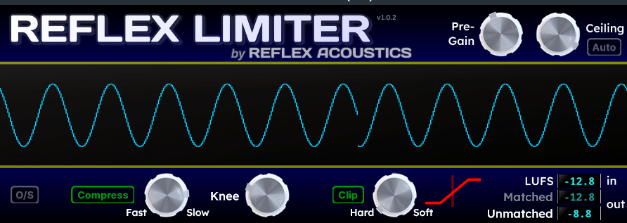 週刊プラグインレビュー」Reflex Acoustics / Reflex Limiter