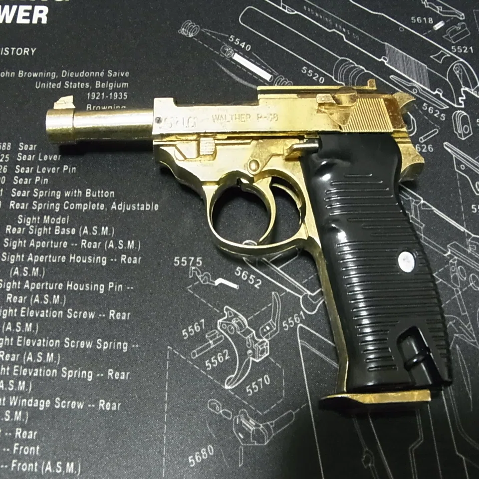 懐かしのトイガン 分解note その5 マルシン ワルサーP38ジュニア｜も 