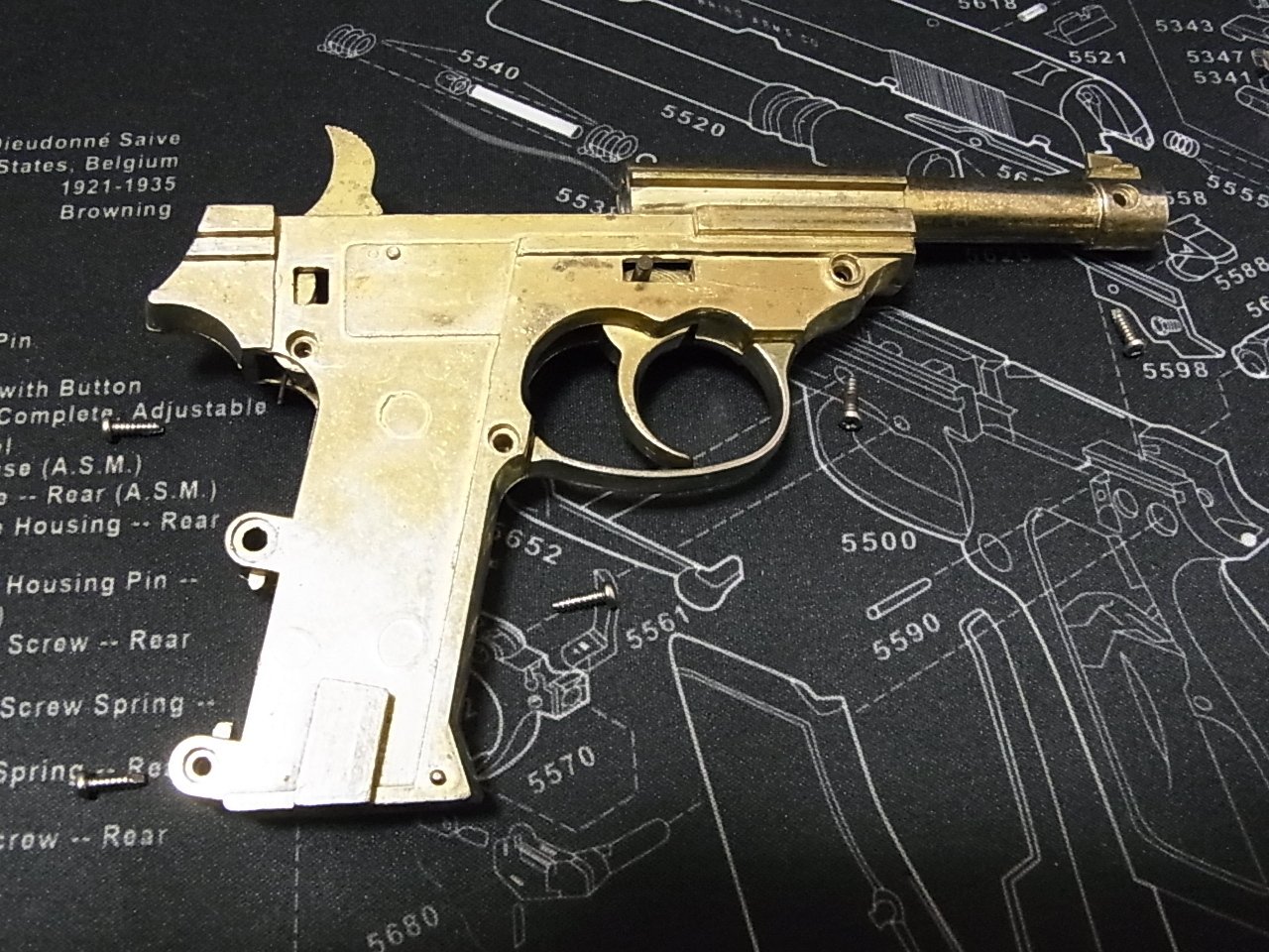 マルシン ジュニアモデルガン ワルサーP38 SAG マーク マルシン ジュニアモデルガン ワルサーP38 SAG マーク - メルカリ