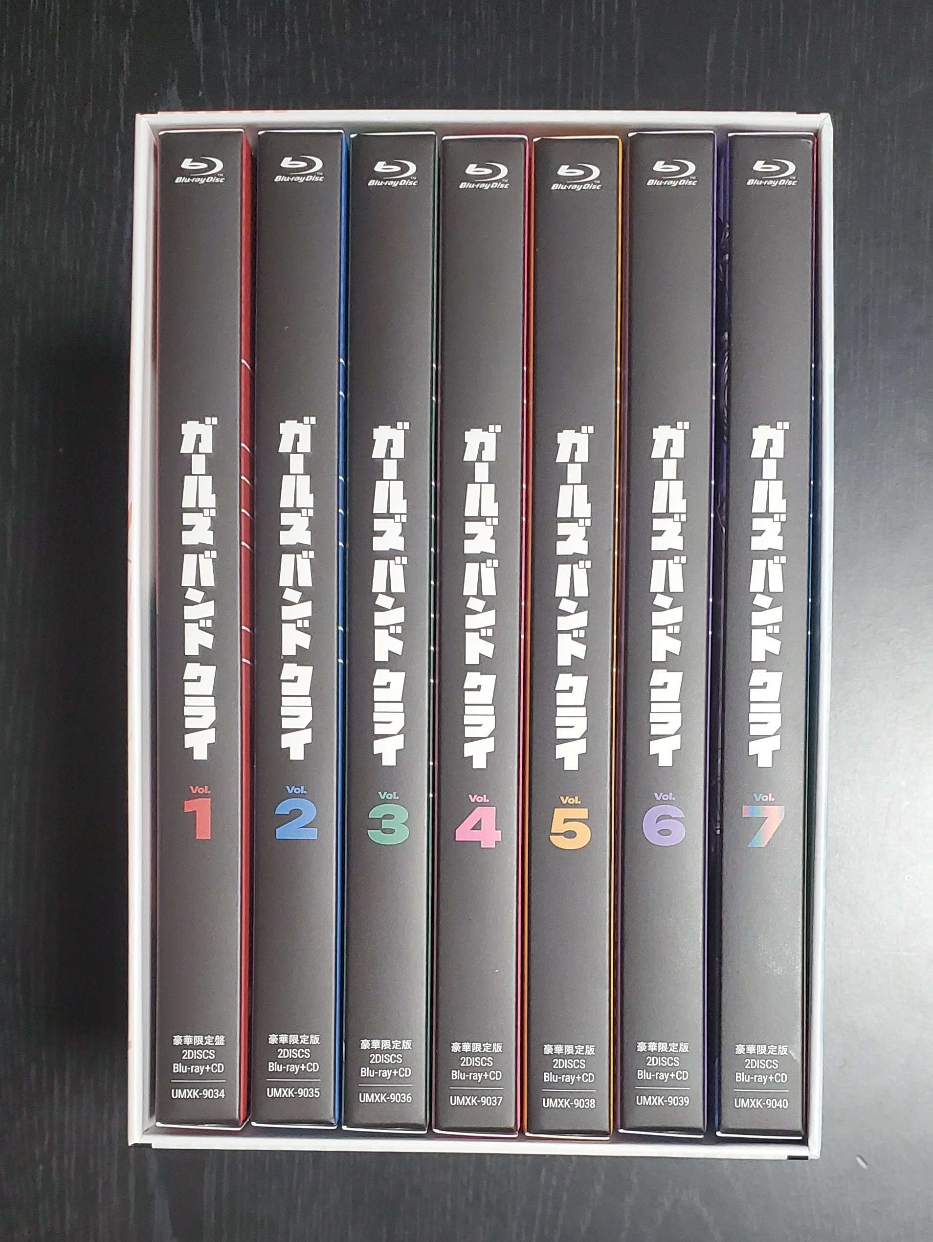 ガールズバンドクライ】Blu-ray全巻購入特典到着!全巻収納BOXと ガールズバンドクライ】Blu-ray全巻購入特典到着!全巻収納BOXと