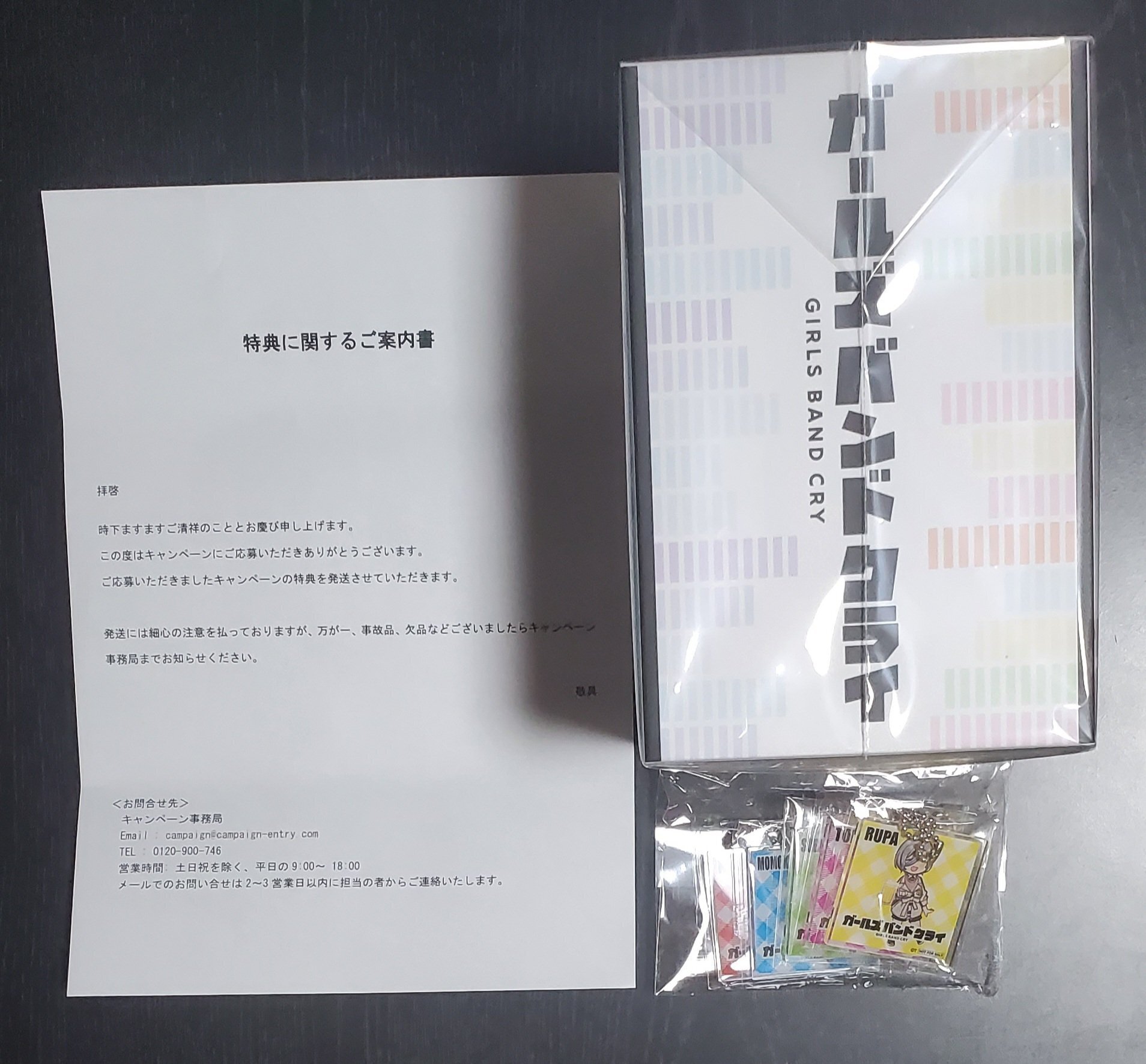 ガールズバンドクライ】Blu-ray全巻購入特典到着!全巻収納BOXと ガールズバンドクライ】Blu-ray全巻購入特典到着!全巻収納BOXと