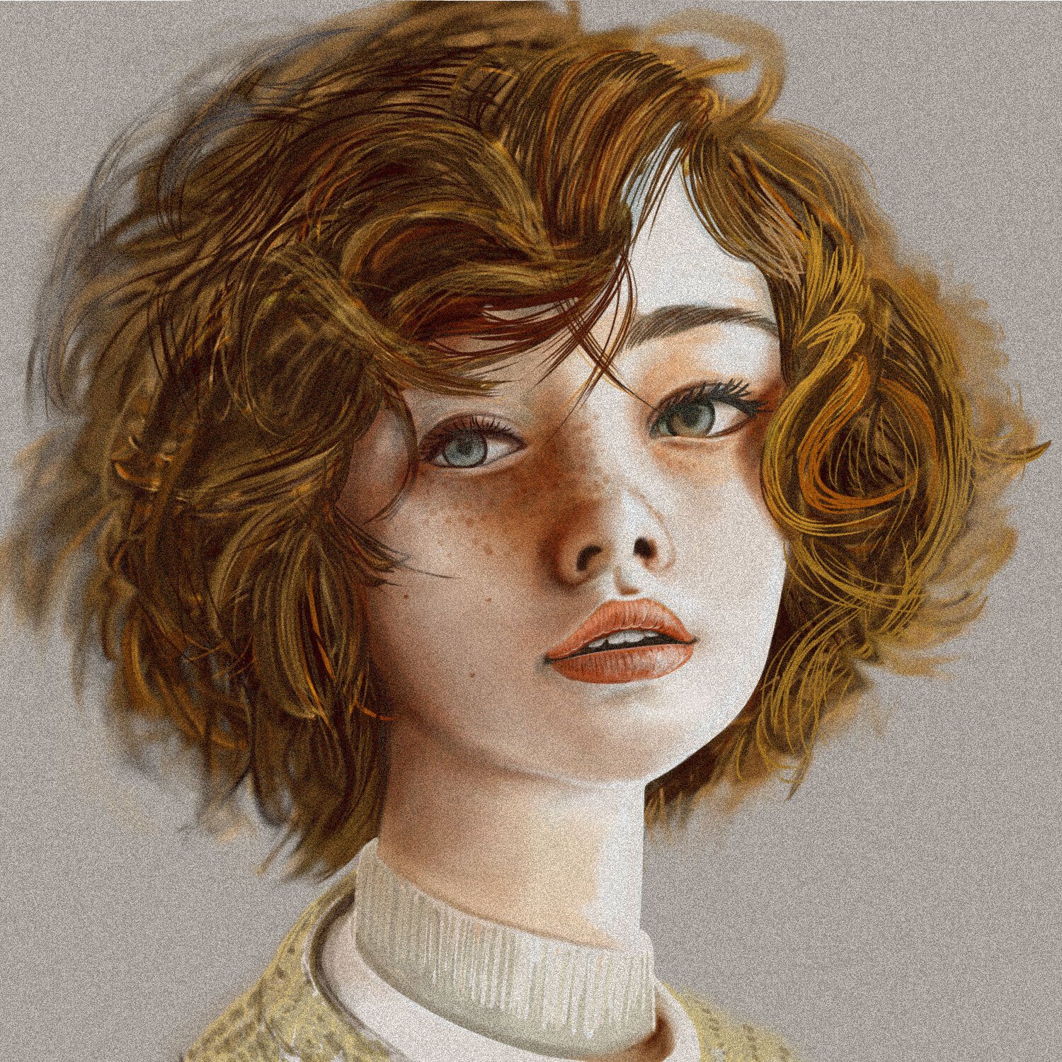 似顔絵イラスト｜鹿角時計