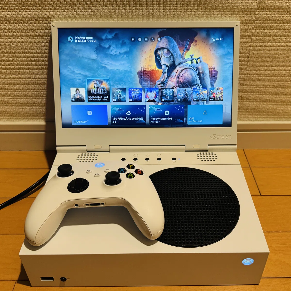 Xbox Series S 仕込ん 本体・電源ケーブルのみ