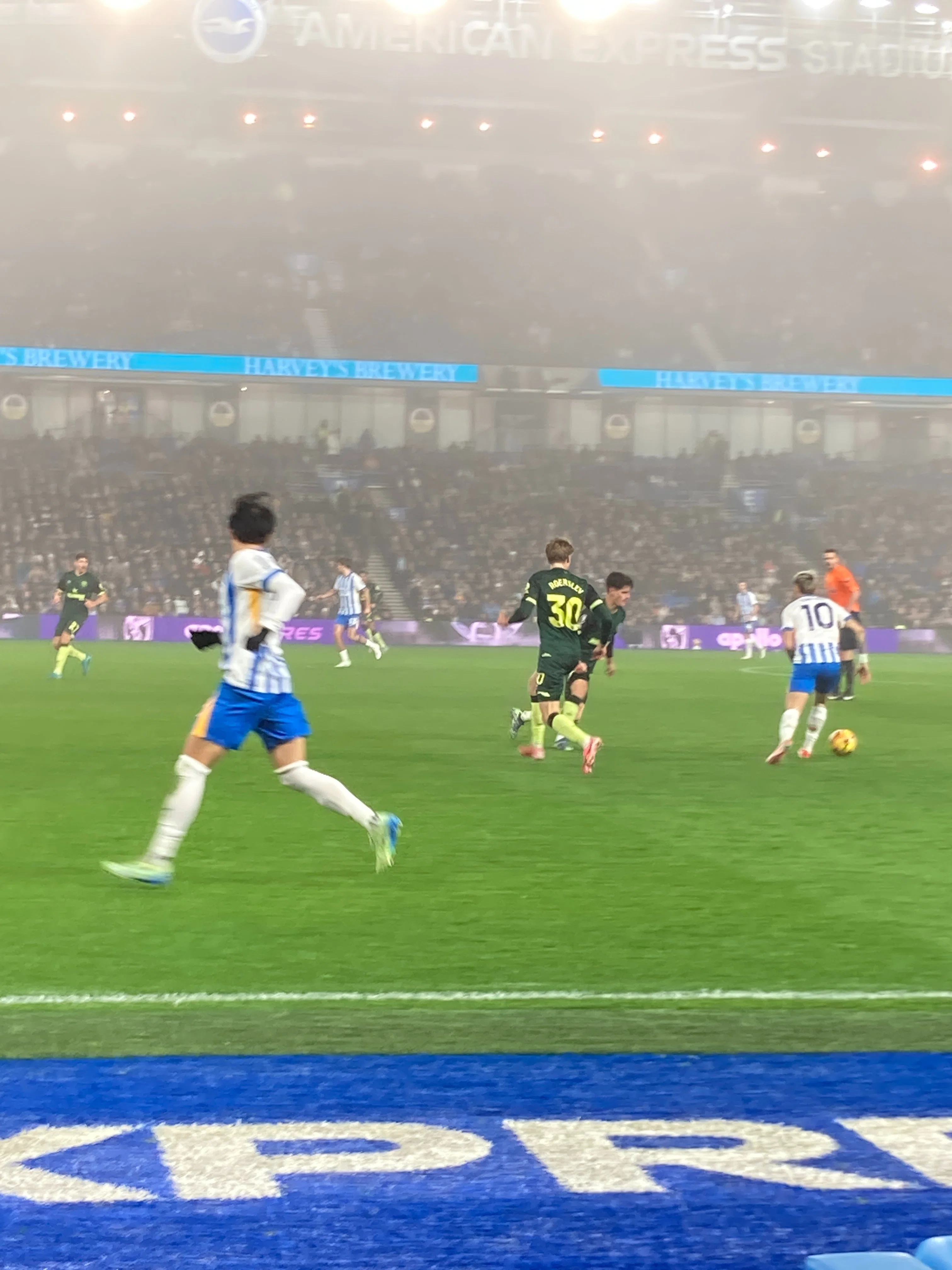 プレミアリーグ、現地観戦、 ブライトン、三笘】 2024/12/27 Brighton