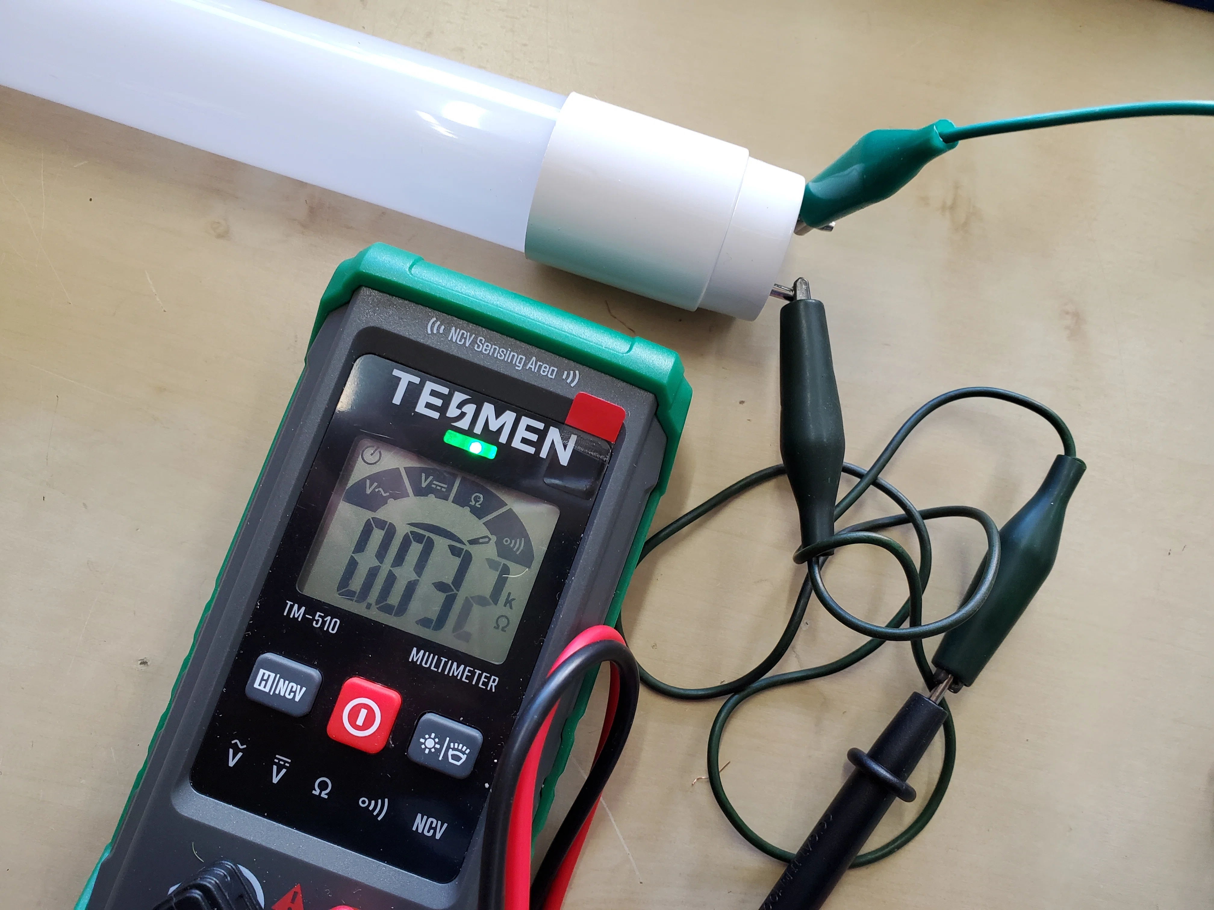 洗面台照明器具LED化 NEC LW21198T｜有)越谷電器