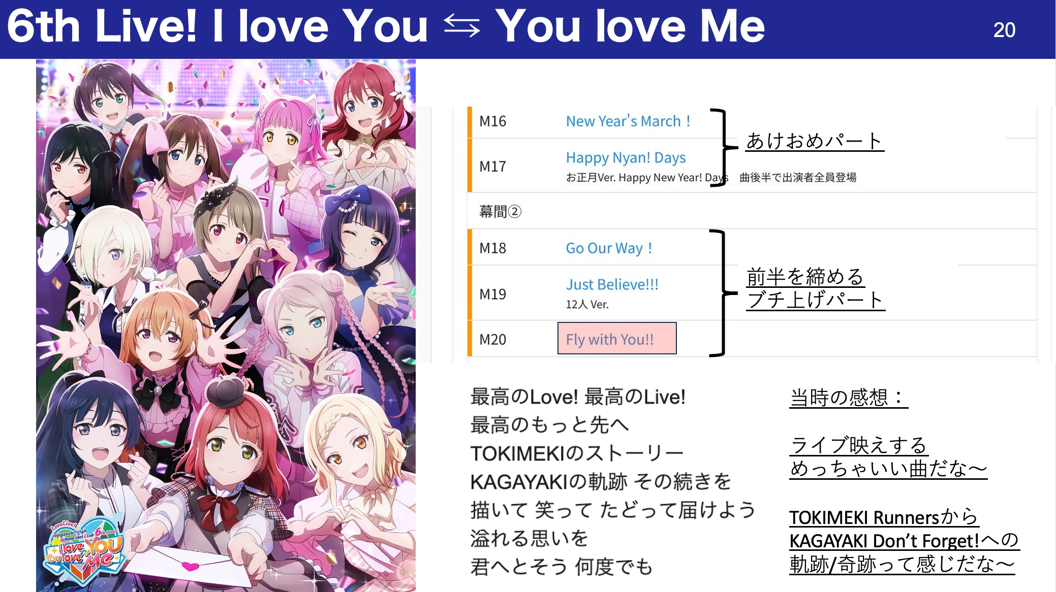 ラブライブ！虹ヶ咲学園スクールアイドル同好会 6th Live! I love You