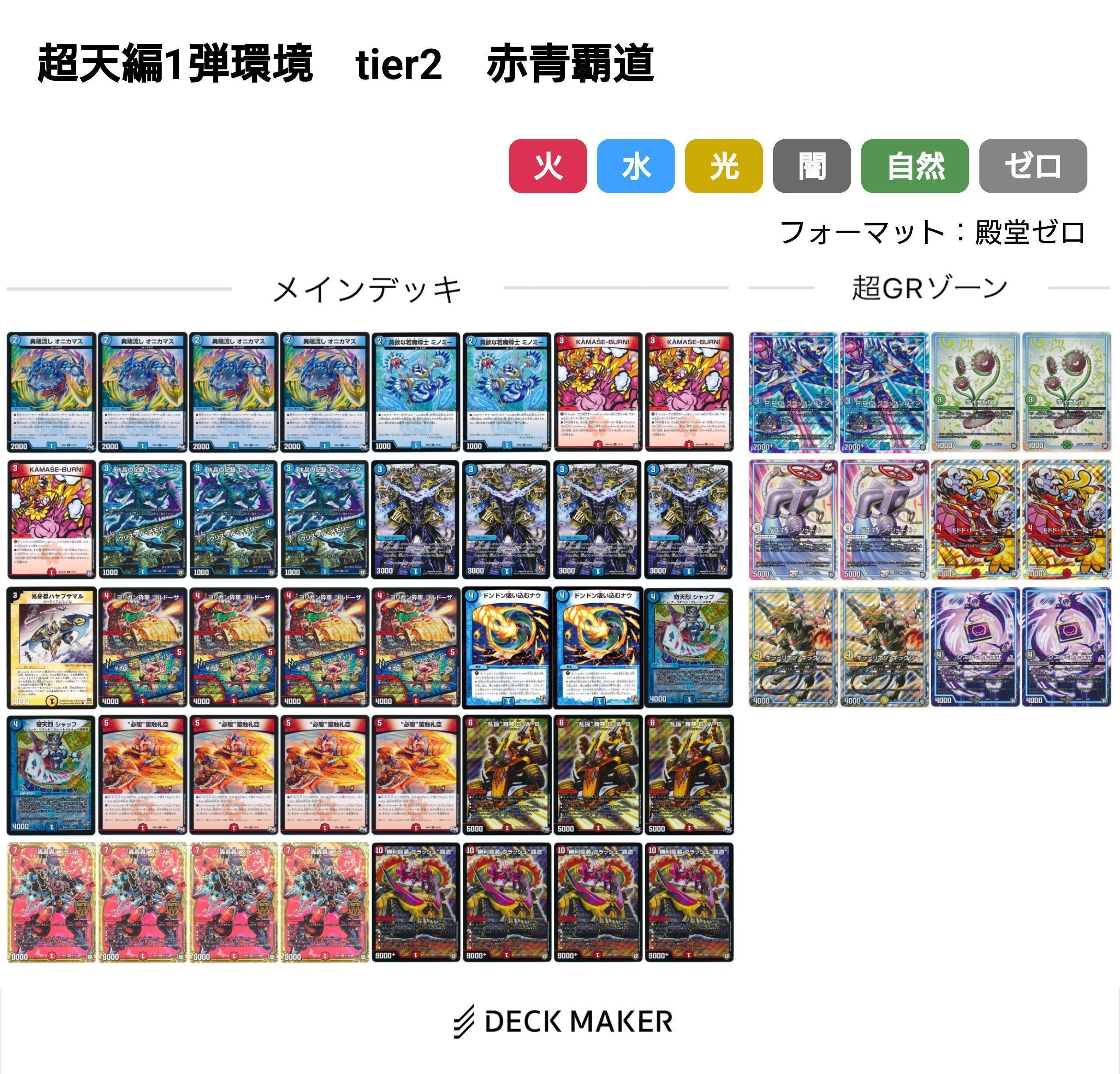【なおボン】デュエマ　デイガドルマゲドン　微高レート　デッキ　環境構築 デイガドルマゲドンデッキ - メルカリ