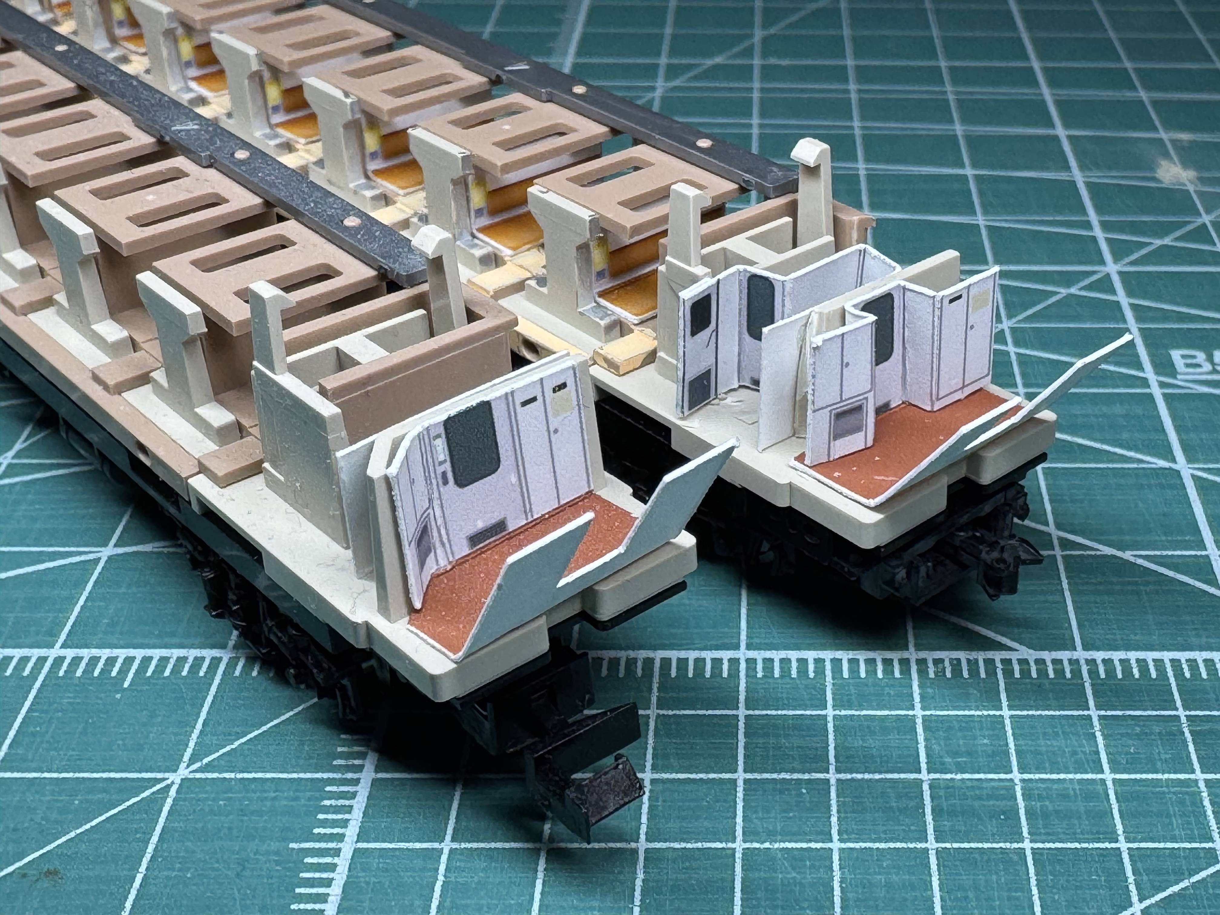 3013 北斗星 開放B寝台「オハネ24-500」内装クラフトシート取付説明書