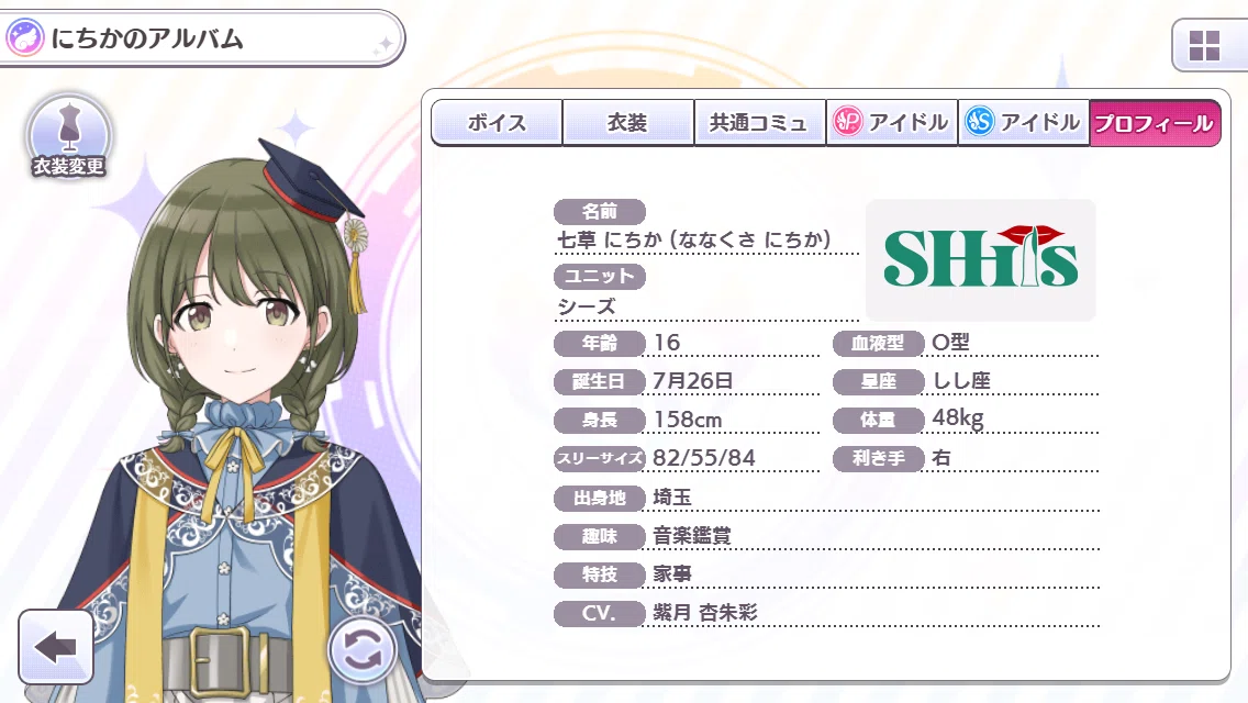 283アイドルのプロフィールの謎に迫る｜明海¯