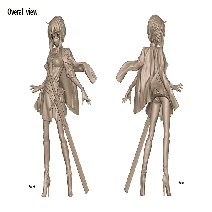 FGO] シエル先生 - 元絵、製作ポイント、塗装レシピ｜rabbit design