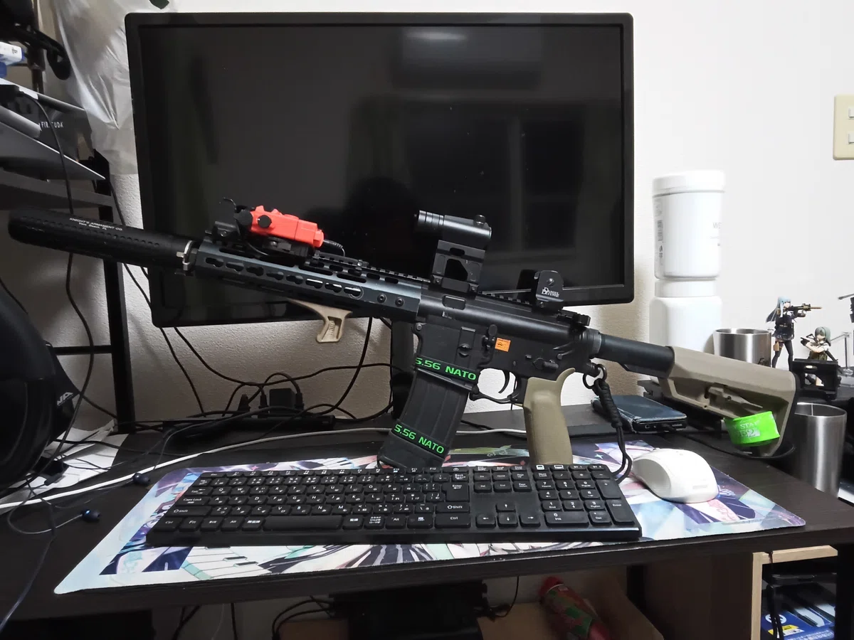 東京マルイ M4 CQB-R MWS カスタム ガスガン タルコフカスタム仕様 寝る