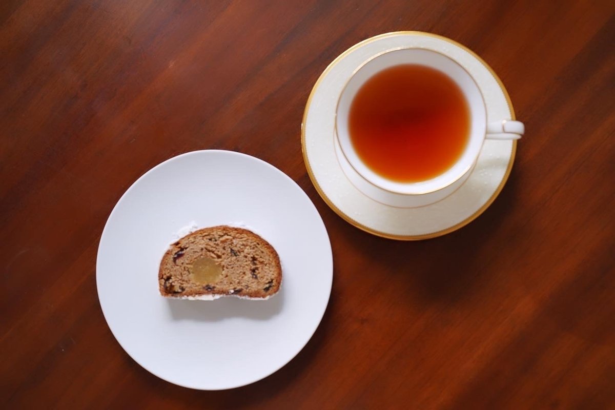 Tea for Youの紅茶とひつじ組さまのシュトレン