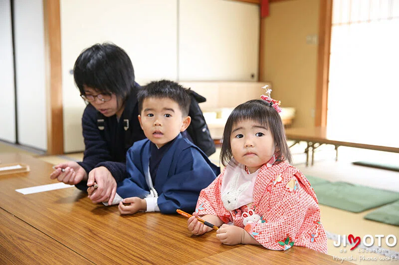 滋賀県竜王町の苗村神社で出張撮影