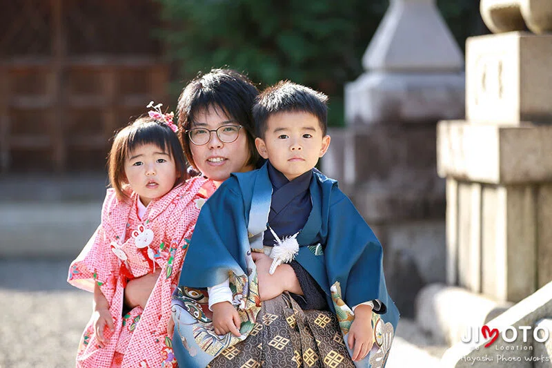 滋賀県竜王町の苗村神社で出張撮影