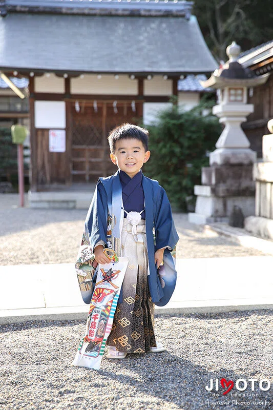 滋賀県竜王町の苗村神社で出張撮影