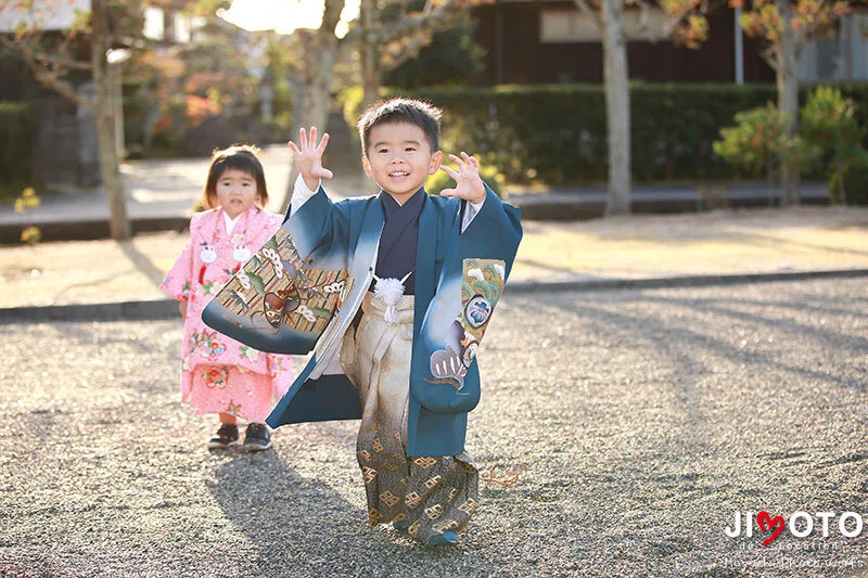 滋賀県竜王町の苗村神社で出張撮影