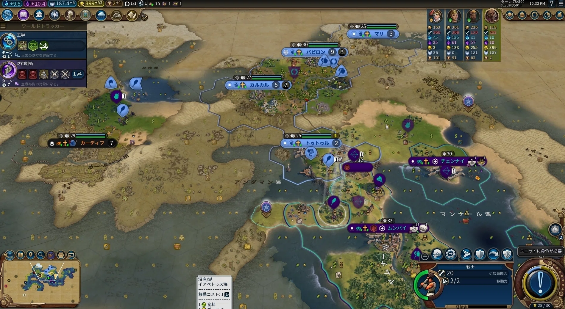Civ6 Report 20 (India)｜nago