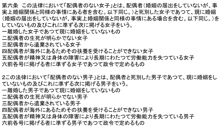 SWを極めるゼミ NO.8 母子及び父子並びに寡婦福祉法｜榊原尚之