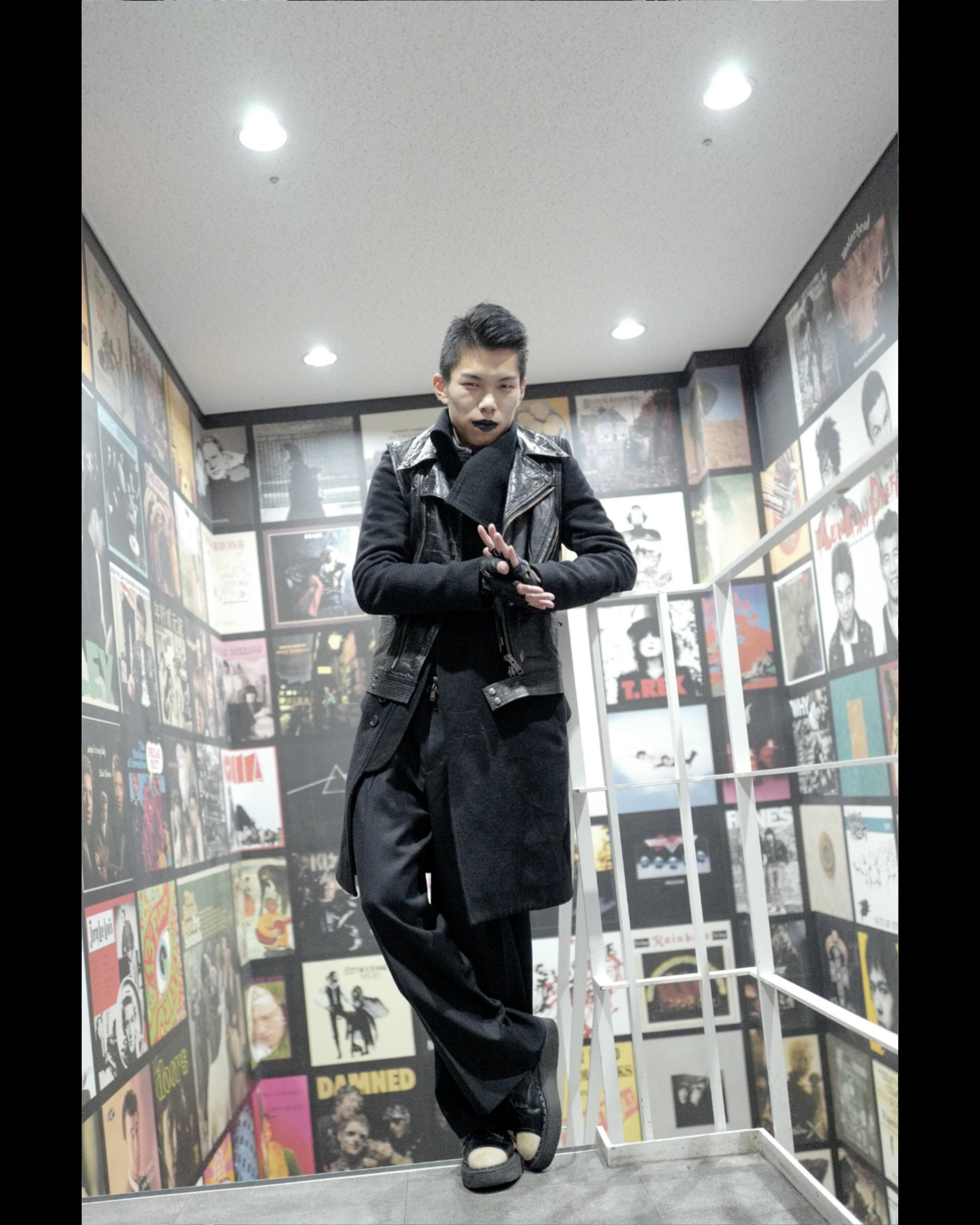 christian dada アシンメトリーライダースコート christian dada アシンメトリーライダースコート
