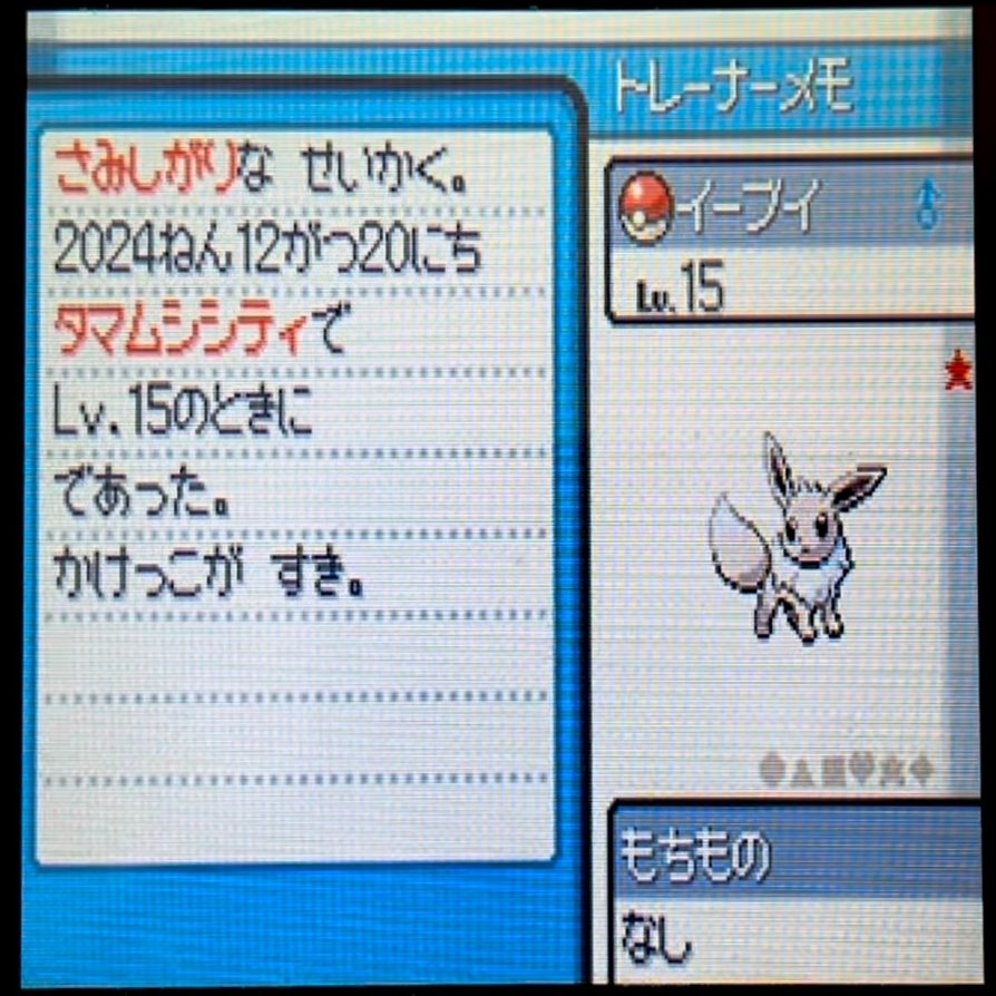 HGSSの色厳選報告①｜くまちゃんのポケモン日記