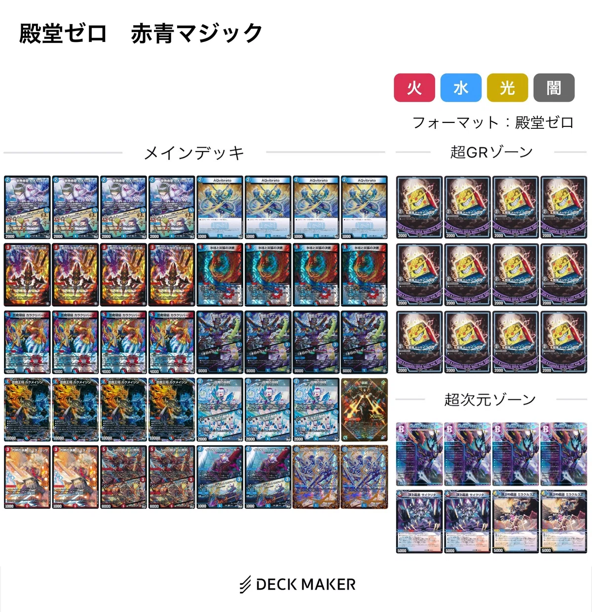 殿堂ゼロ 赤青マジック｜あろう