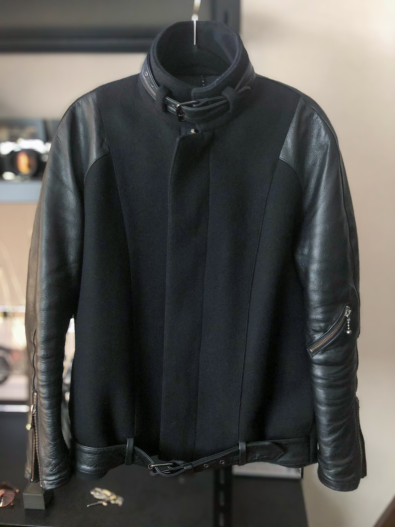 美品 CHRISTIAN DADA 名作 レザーJKT スタッズ 46 一生物 美品 CHRISTIAN DADA 名作 レザーJKT スタッズ 46 一生物