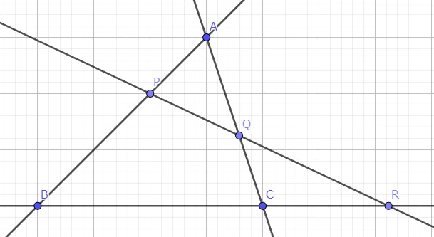 Formula for the Internal Division Ratio of the Intersection of Two ...