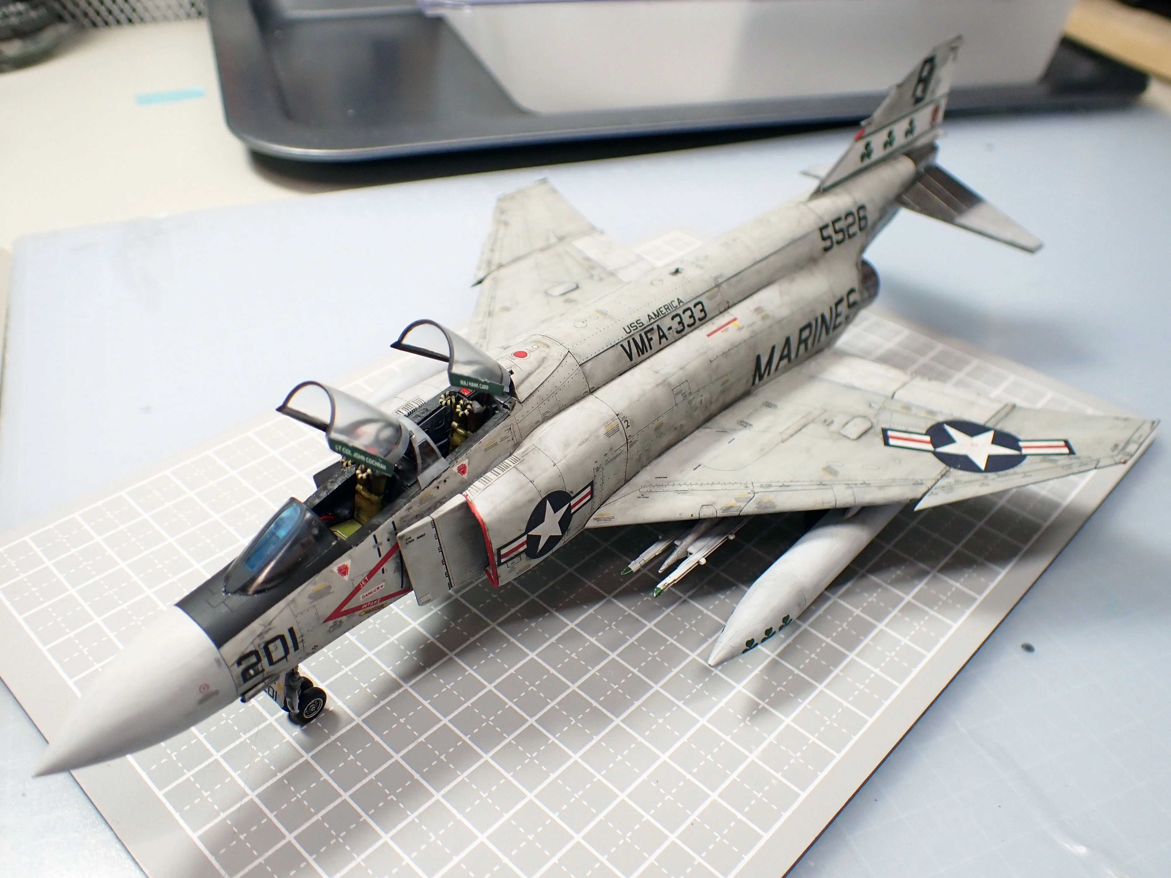 完成！ 嬉しい！！：飛行機プラモ 1/72 F-4J （完成報告編