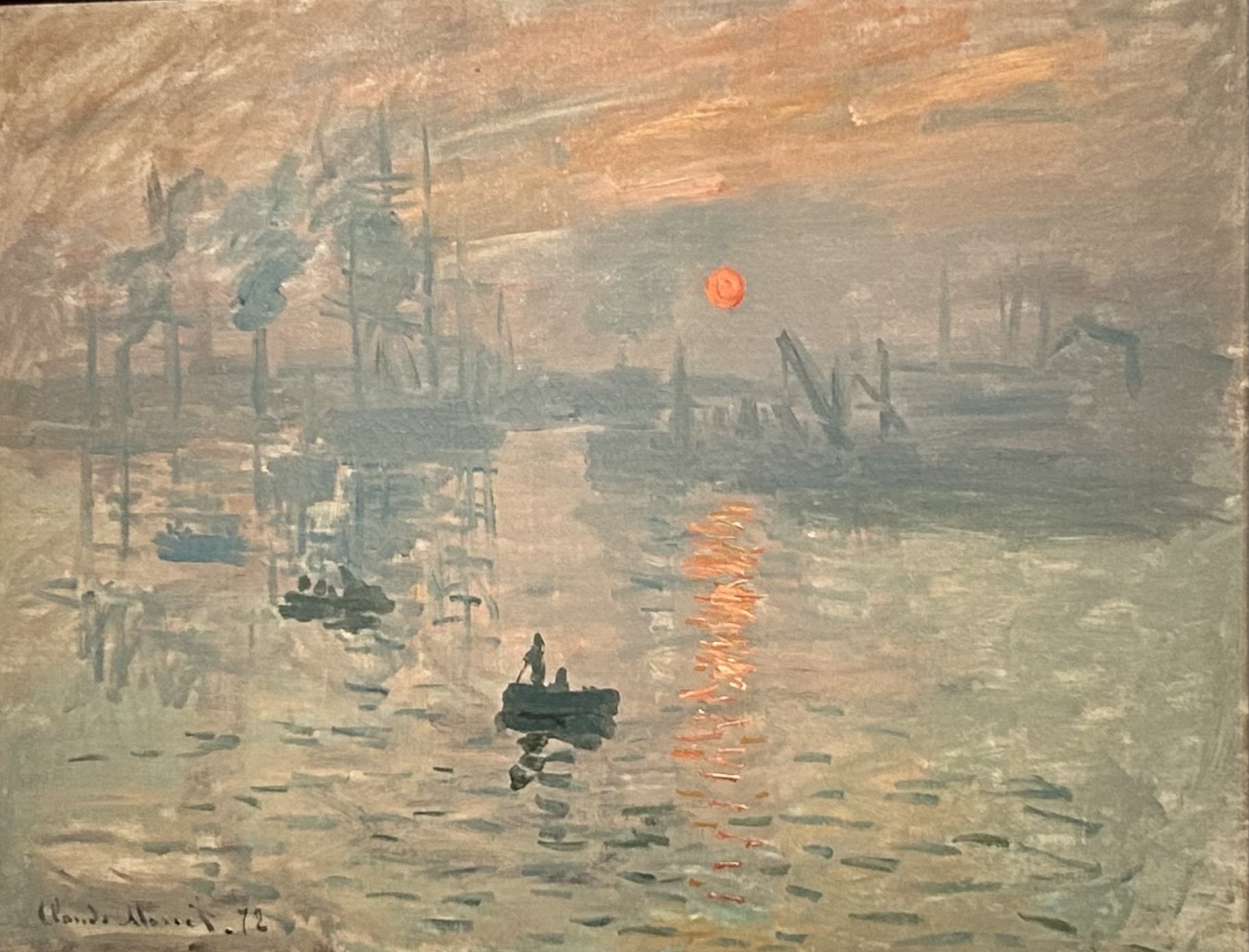 子供のためのオルセー美術館(165) パステルで描く/モネ・日の出誕生の