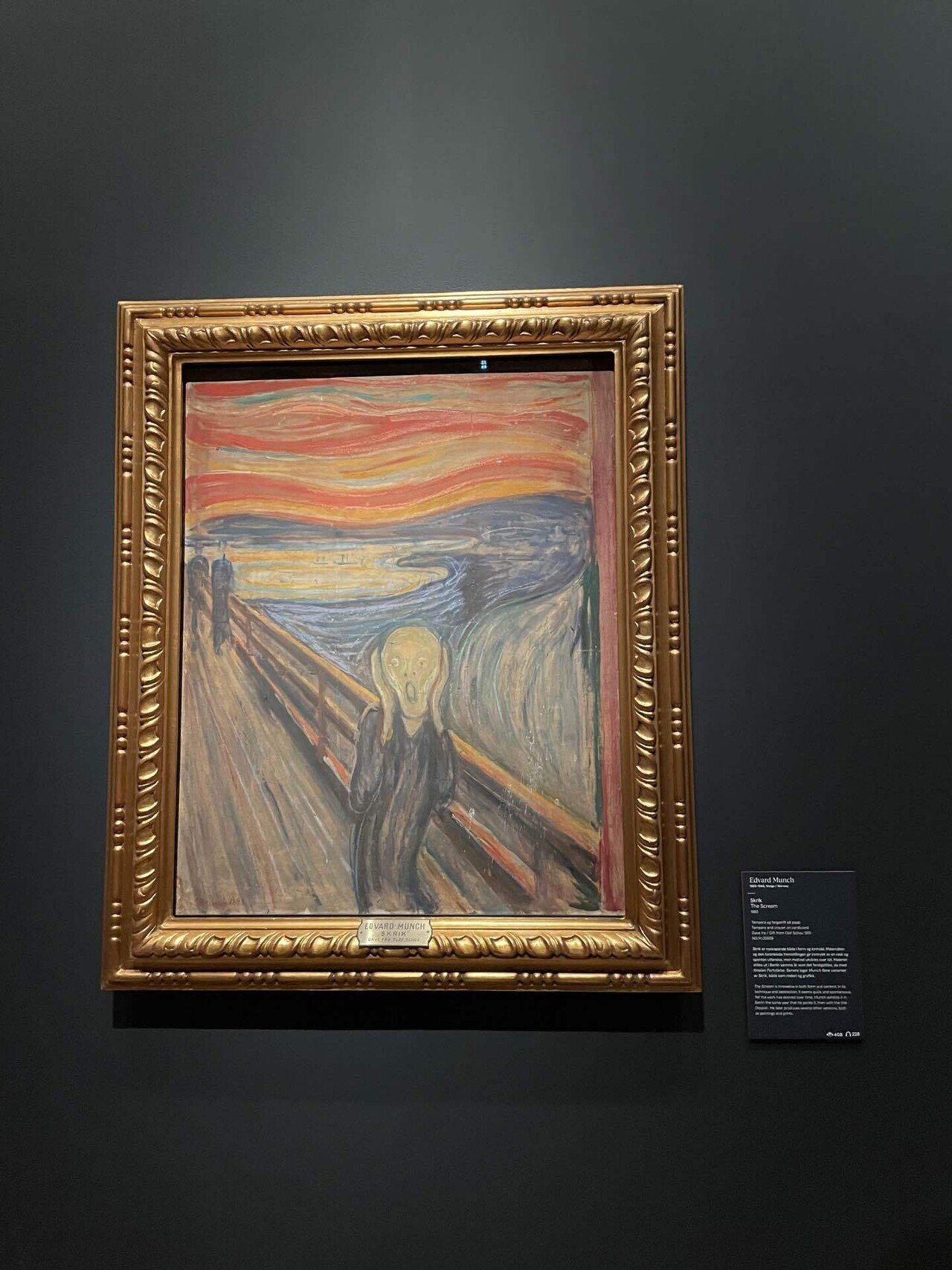 Oslo🇳🇴オスロ国立美術館、怒りん坊の像、ムンクの叫びの丘、世界一の