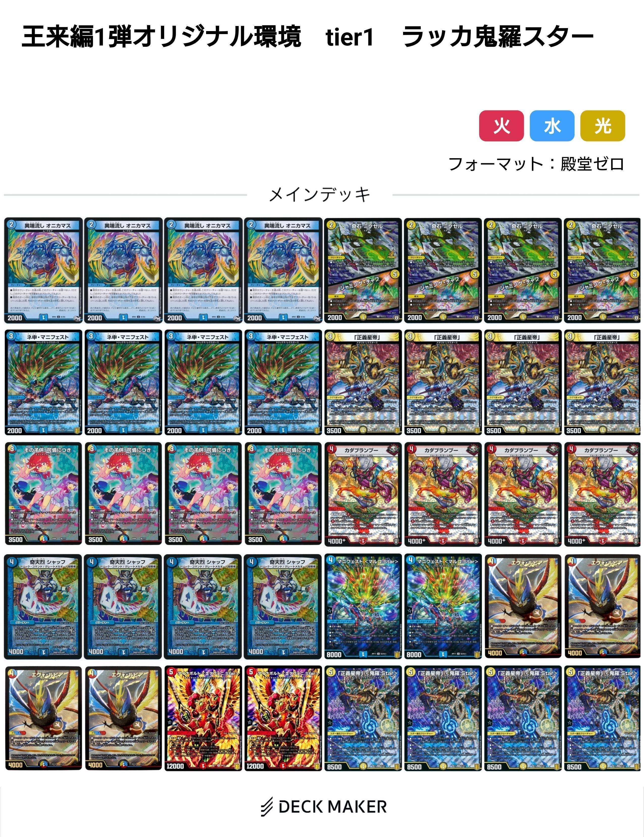 王来編環境デッキまとめ【デュエマ歴代環境⑳】｜れもん