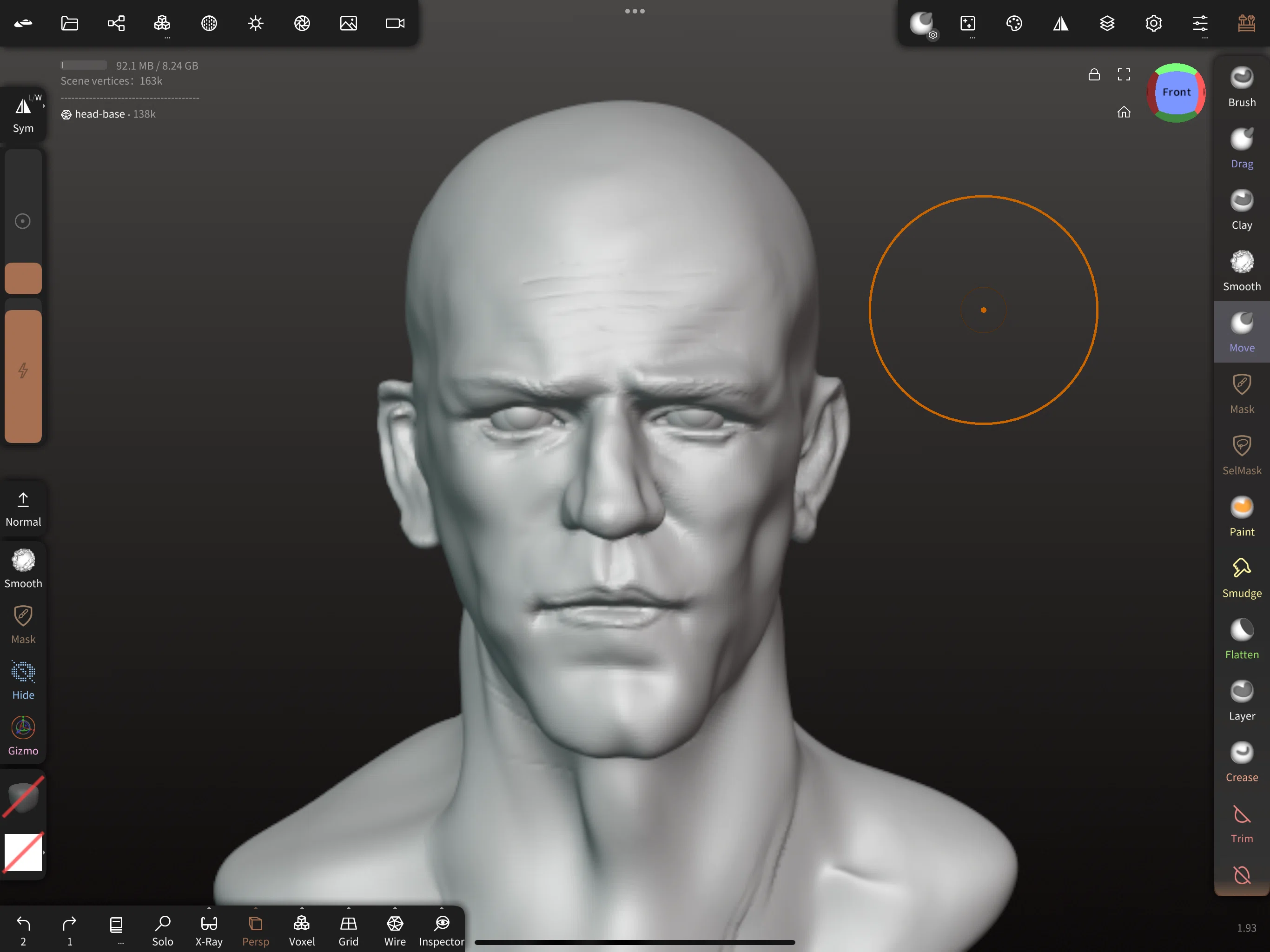 iPadでスカルプト：Nomad Sculpt 1.93｜Histone