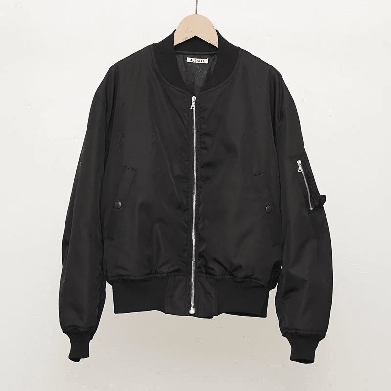 AURALEE LAMB LEATHER おぞましい FLIGHT BLOUSON AURALEE LAMB LEATHER おぞましい FLIGHT BLOUSON