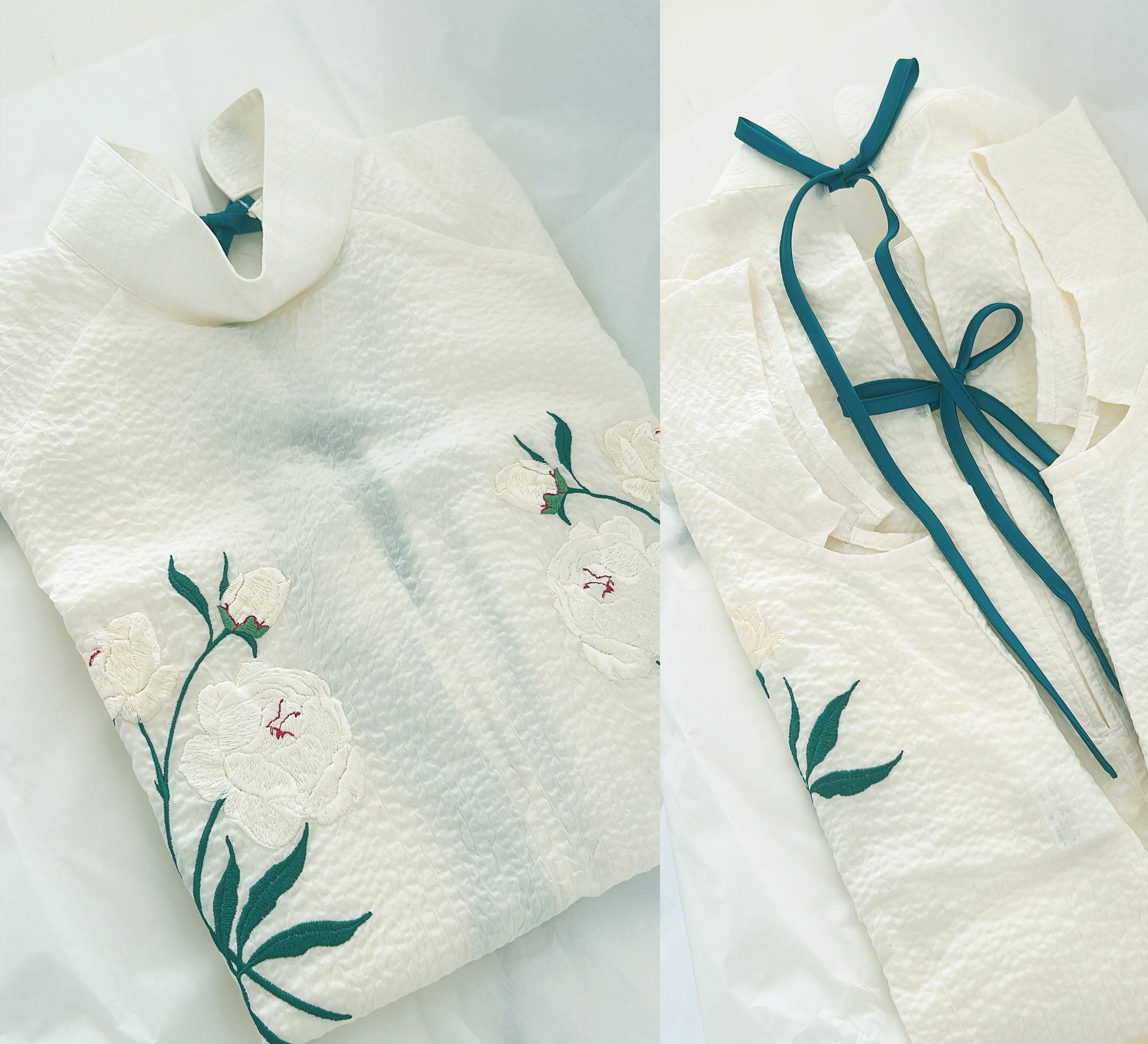 iconology 花を着るブラウス#01【芍薬】-ivory- 新品 2024年に買って