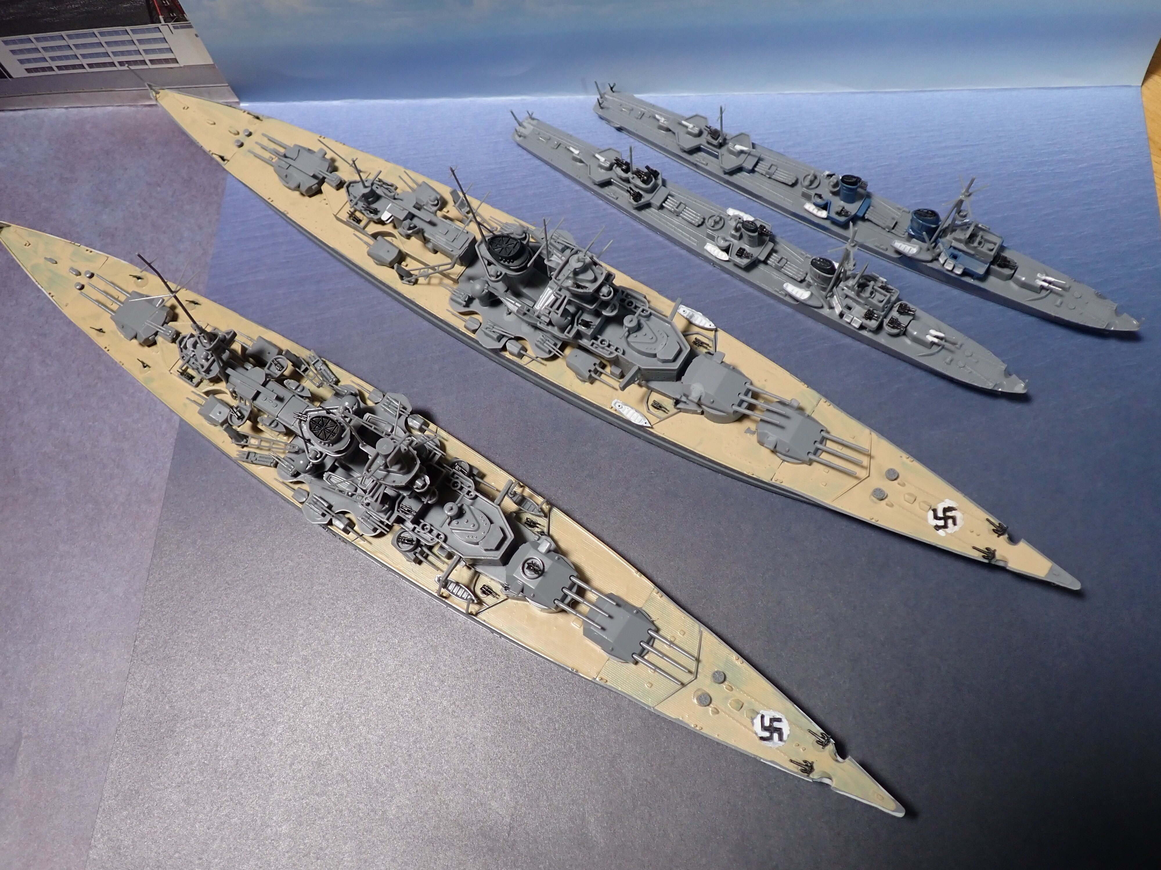 休日限定 ドイツ艦隊プチ完成｜セるしうす ミリタリー