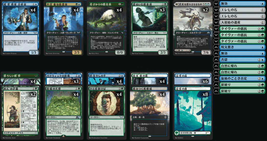 ヒストリック職工デッキ探究 戦慄予示/Manifest dread【Historic